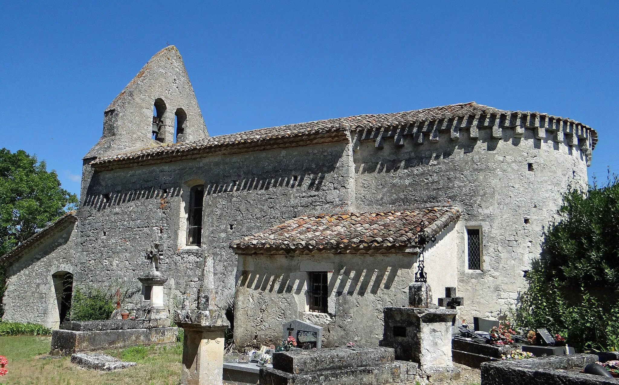 Photo showing: Cauzac - Église Saint-Clair