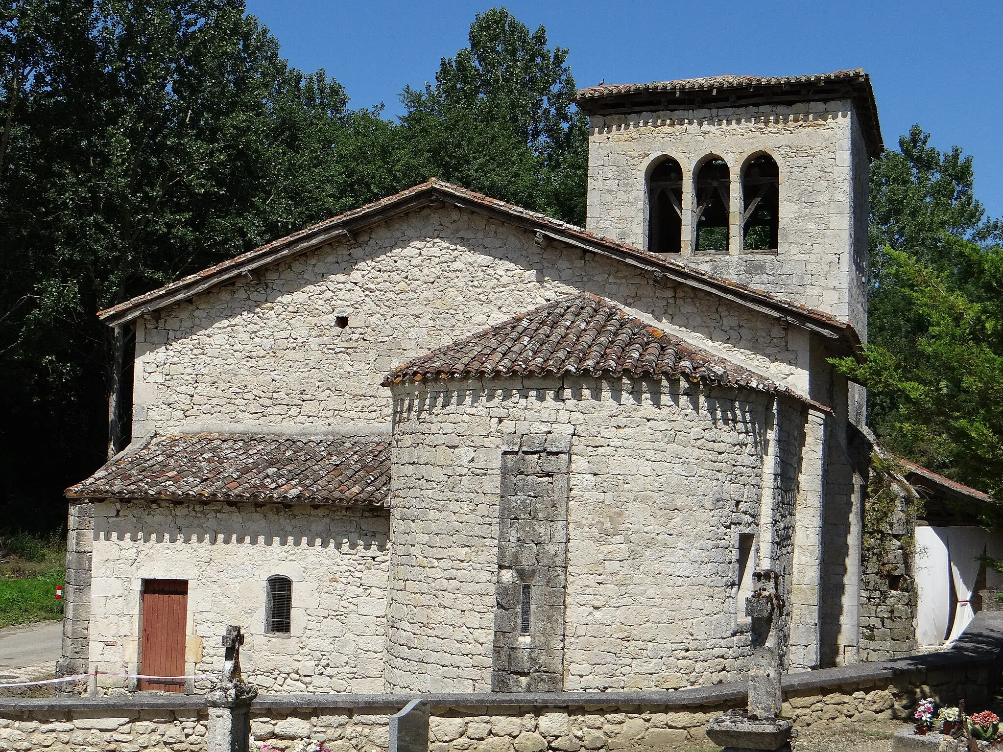 Photo showing: Cauzac - Église Sainte-Eulalie