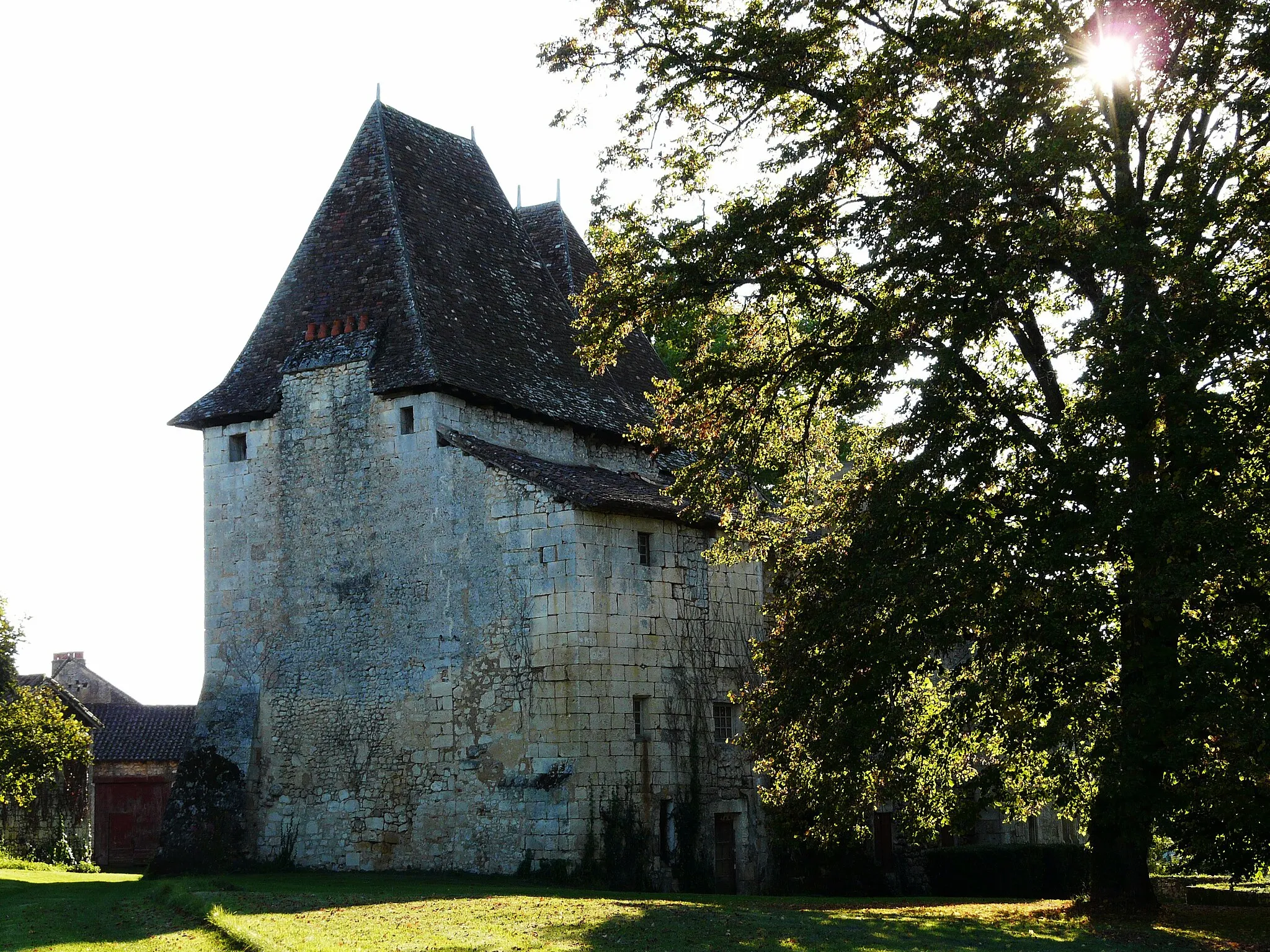 Photo showing: Château de Clermont, Clermont-de-Beauregard, Dordogne, France