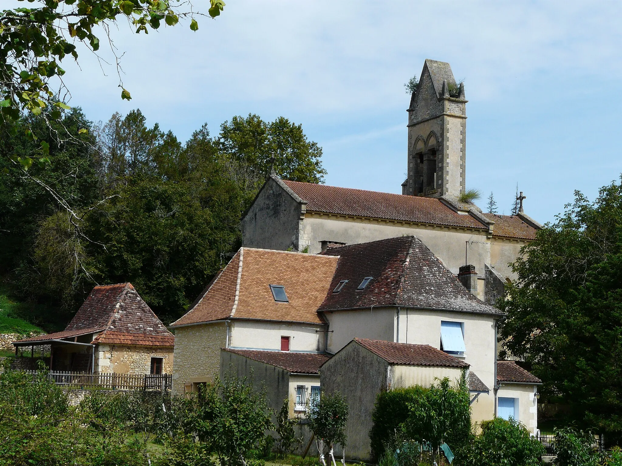 Photo showing: Le bourg de Saint-Marcel-du-Périgord, Dordogne, France.