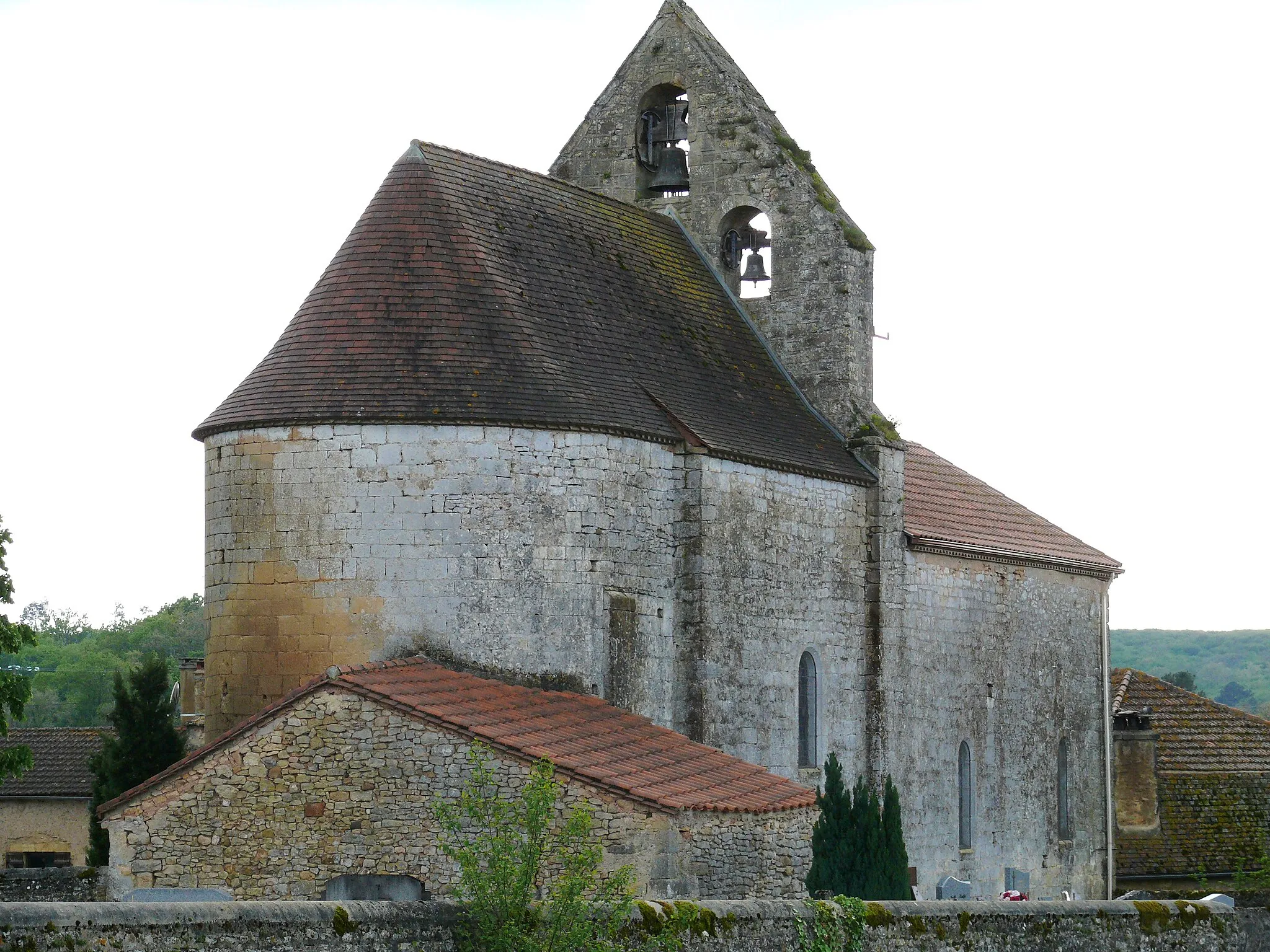 Photo showing: Salles-de-Belvès - Eglise Saint-Sacerdos