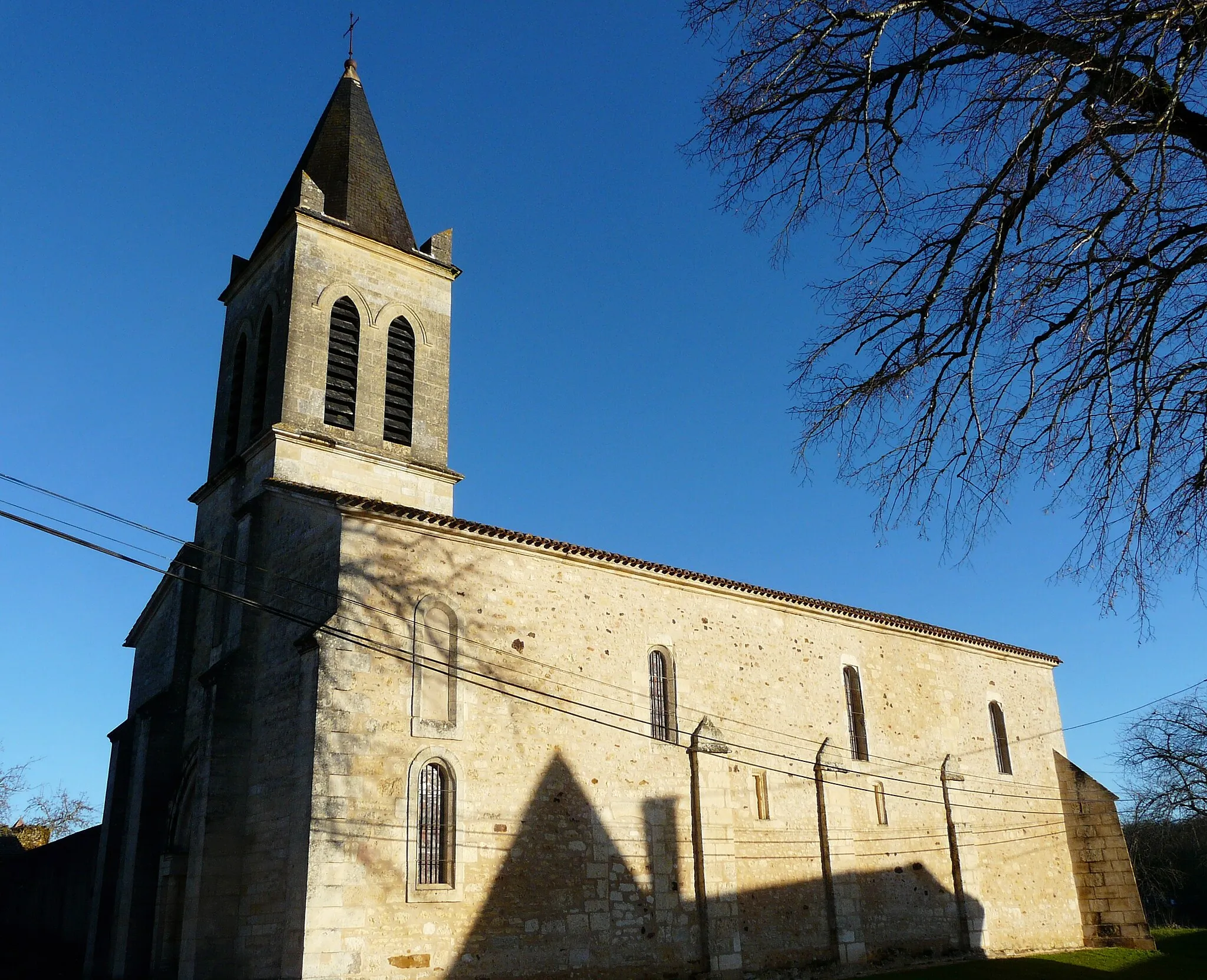 Photo showing: L'église Notre-Dame-de-l'Assomption, Veyrines-de-Vergt, Dordogne, France.