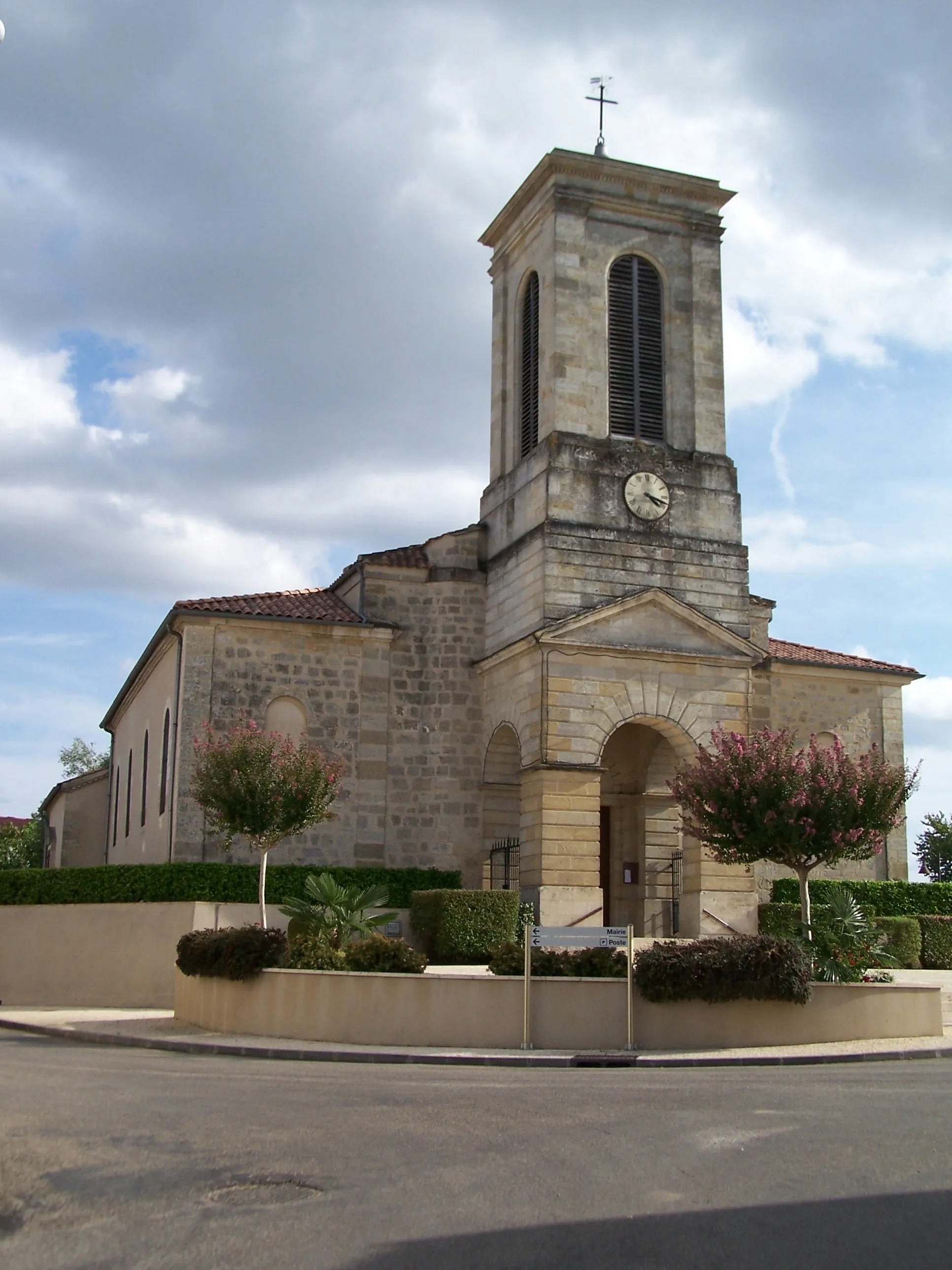 Photo showing: Saint Peter church in Marcellus (Lot-et-Garonne, France)