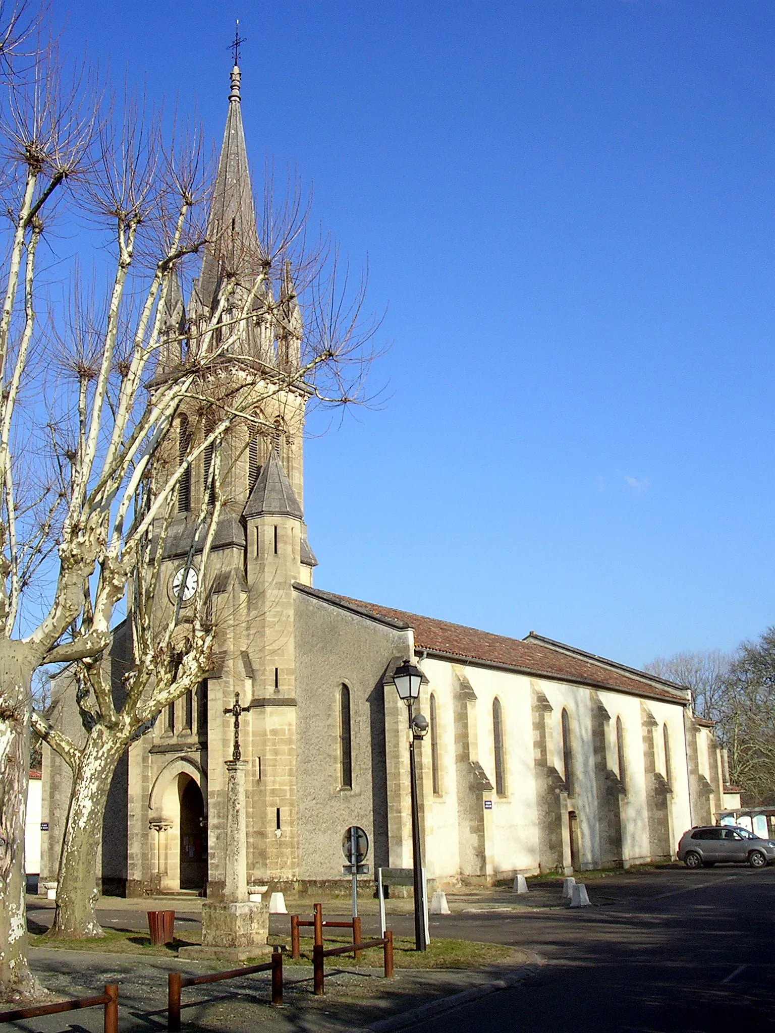 Photo showing: Église Saint-Jean-Baptiste de Luxey, dans le département français des Landes