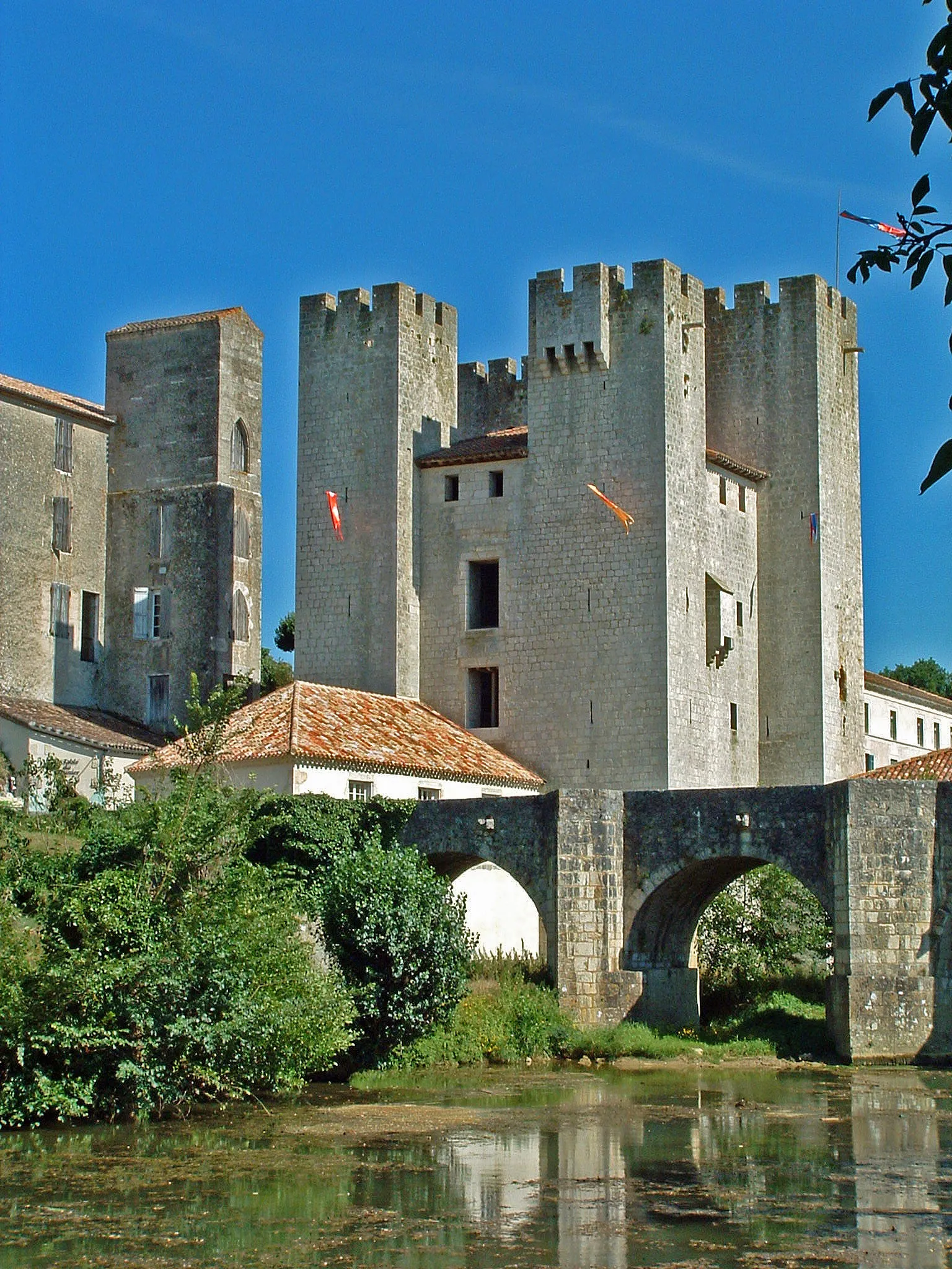 Photo showing: Nérac - Moulin d'Henri IV et pont de Barbaste