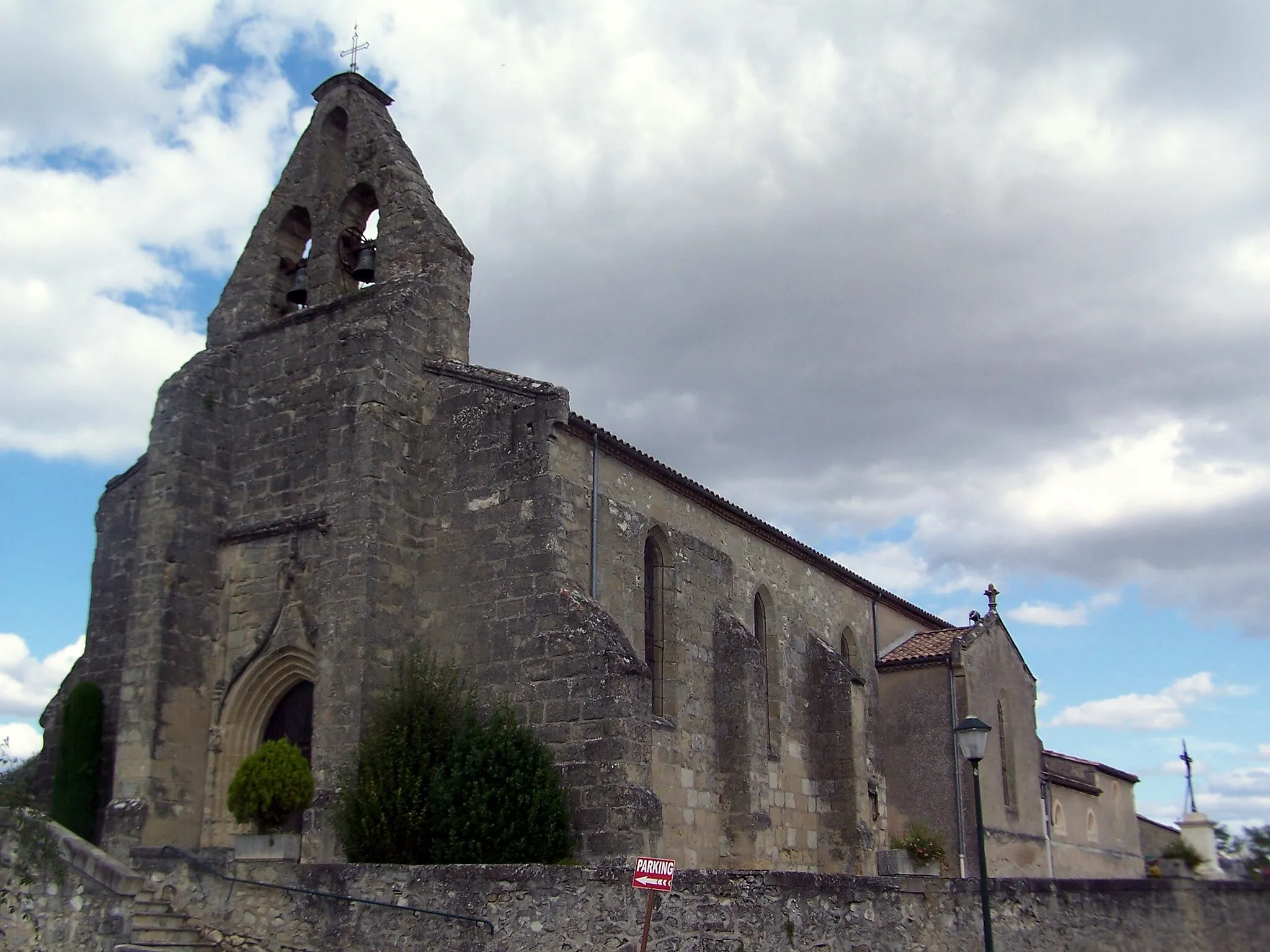 Photo showing: Saint Abondance church of Virazeil (Lot-et-Garonne, France)