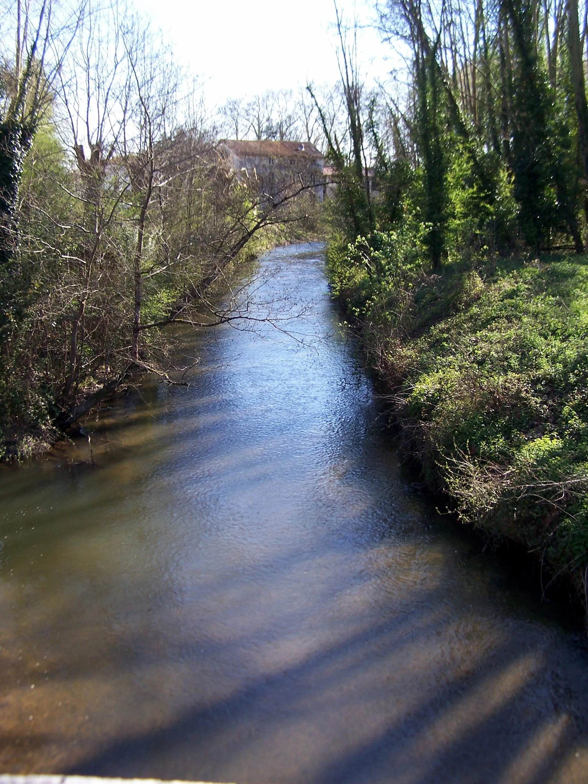 Photo showing: The river Avance in Montpouillan (Lot-et-Garonne, France)