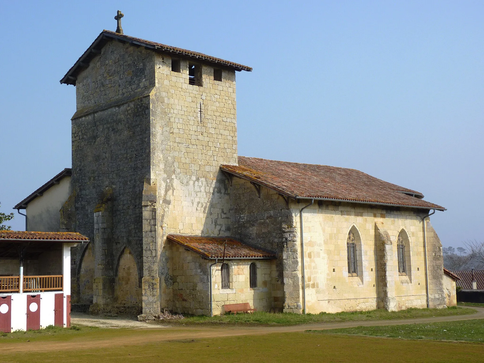 Photo showing: Eglise Saint-Martin de Caupenne - Façade sud