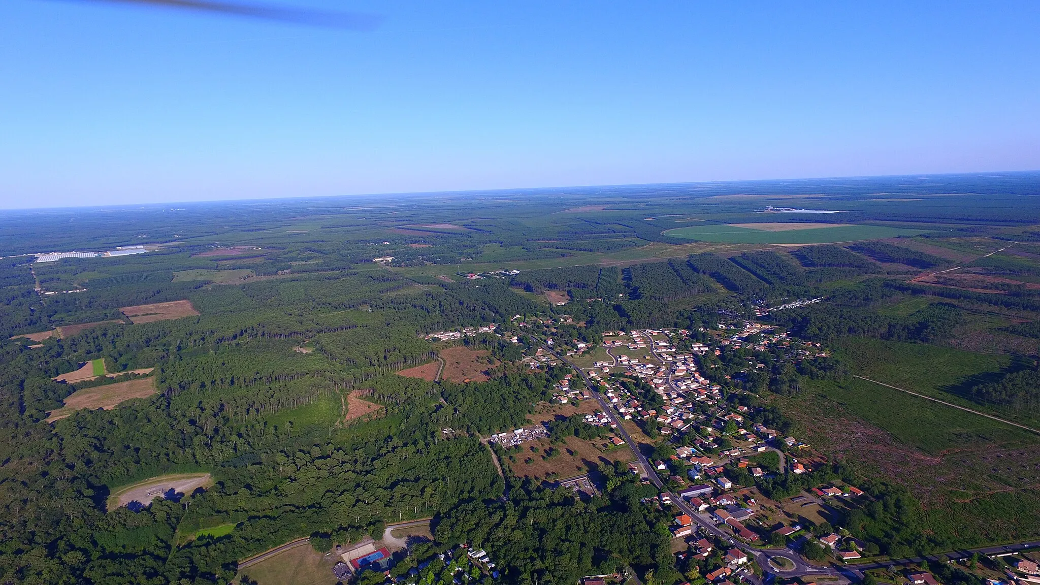 Photo showing: VUE DU CIEL