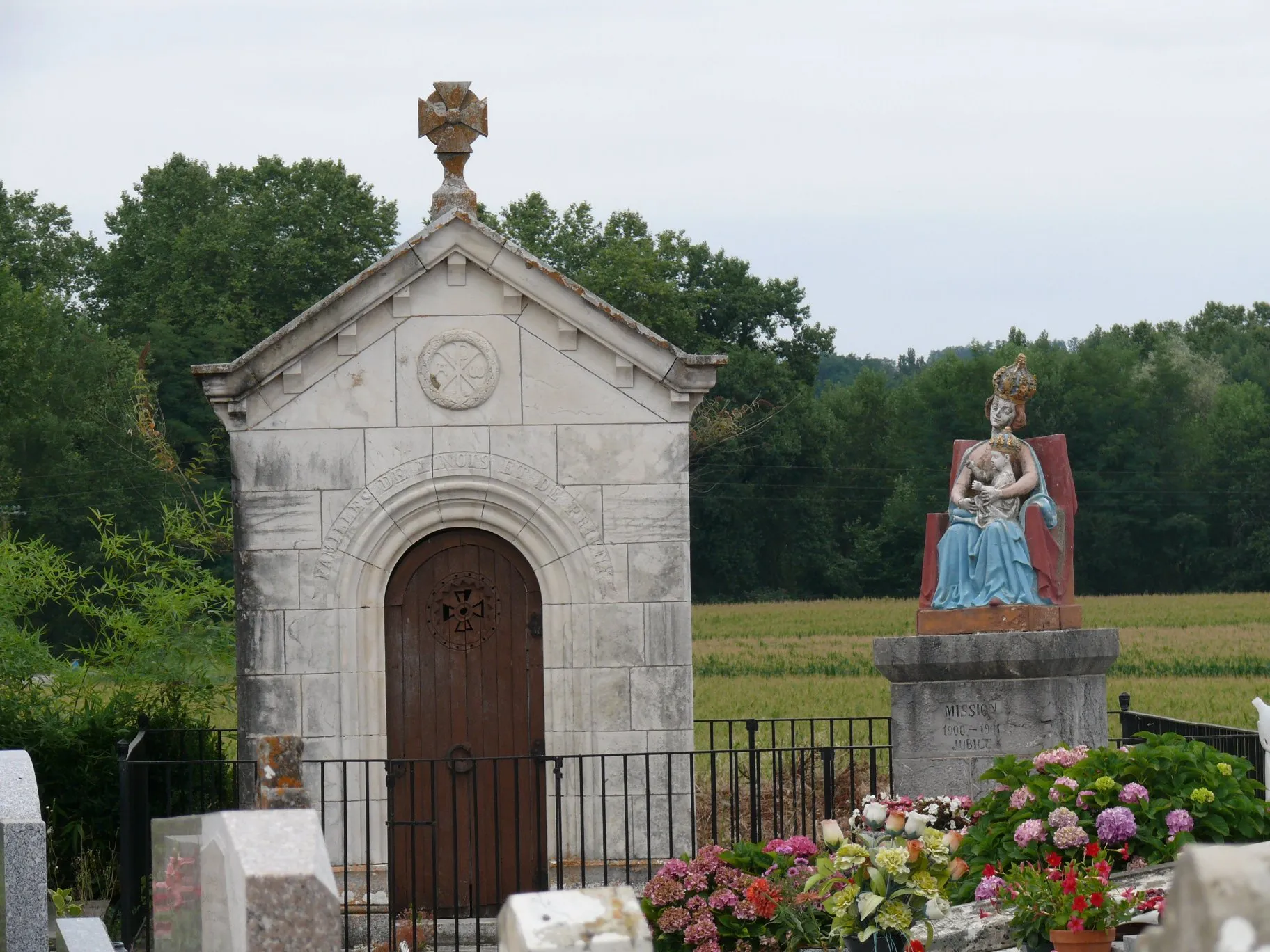 Photo showing: Saint-Cyr-and-Saint-Julitte's church of Saint-Cricq-du-Gave (Landes, Aquitaine, France).