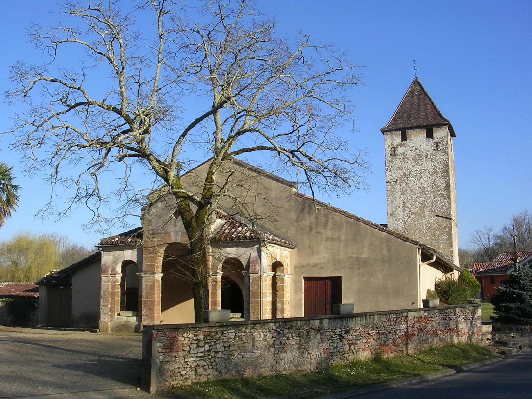 Photo showing: Saint-Cricq-Villeneuve, église Saint-Cyr