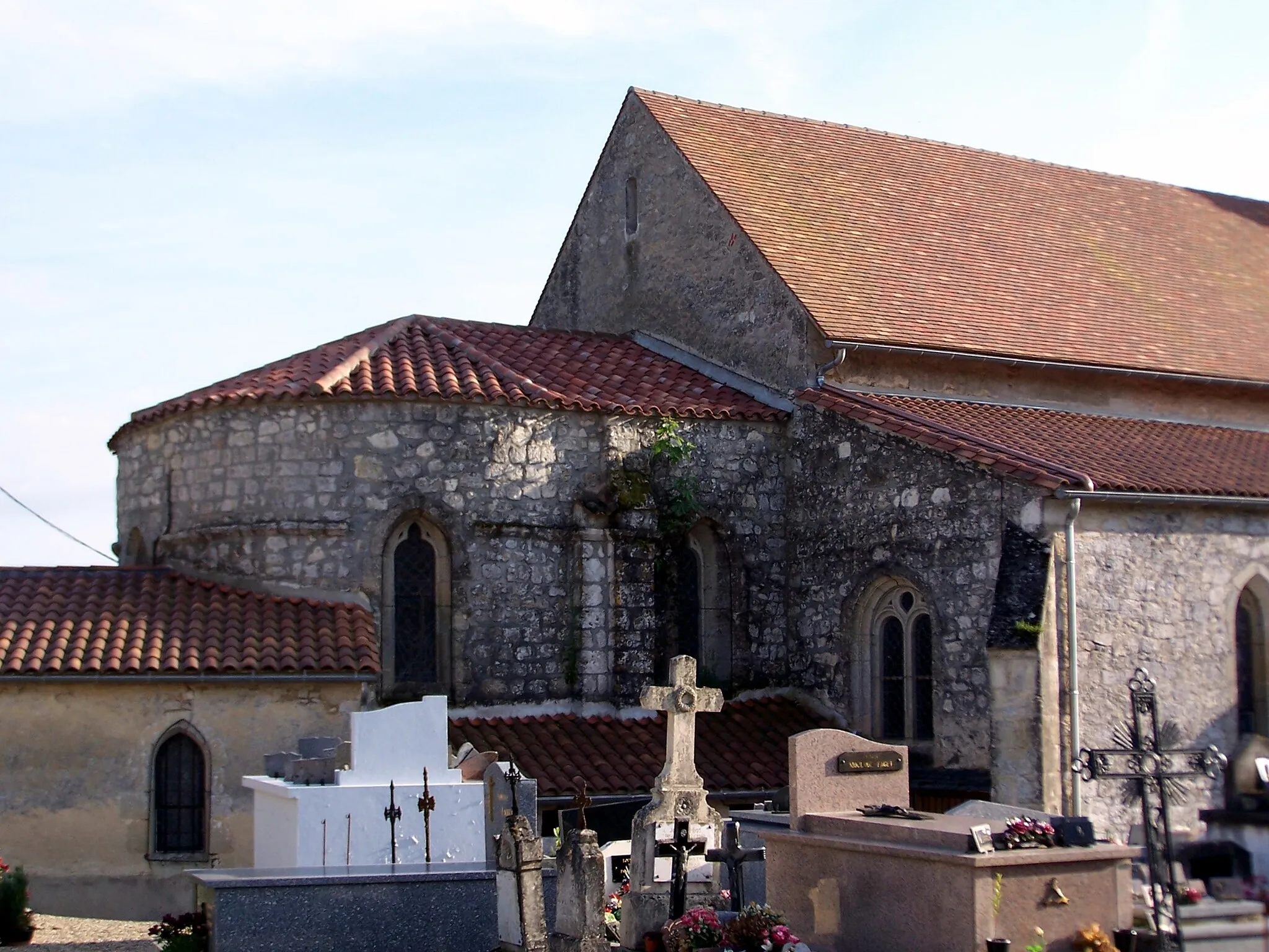Photo showing: Church Saint-Front of Castelnau-sur-Gupie (Lot-et-Garonne, France)