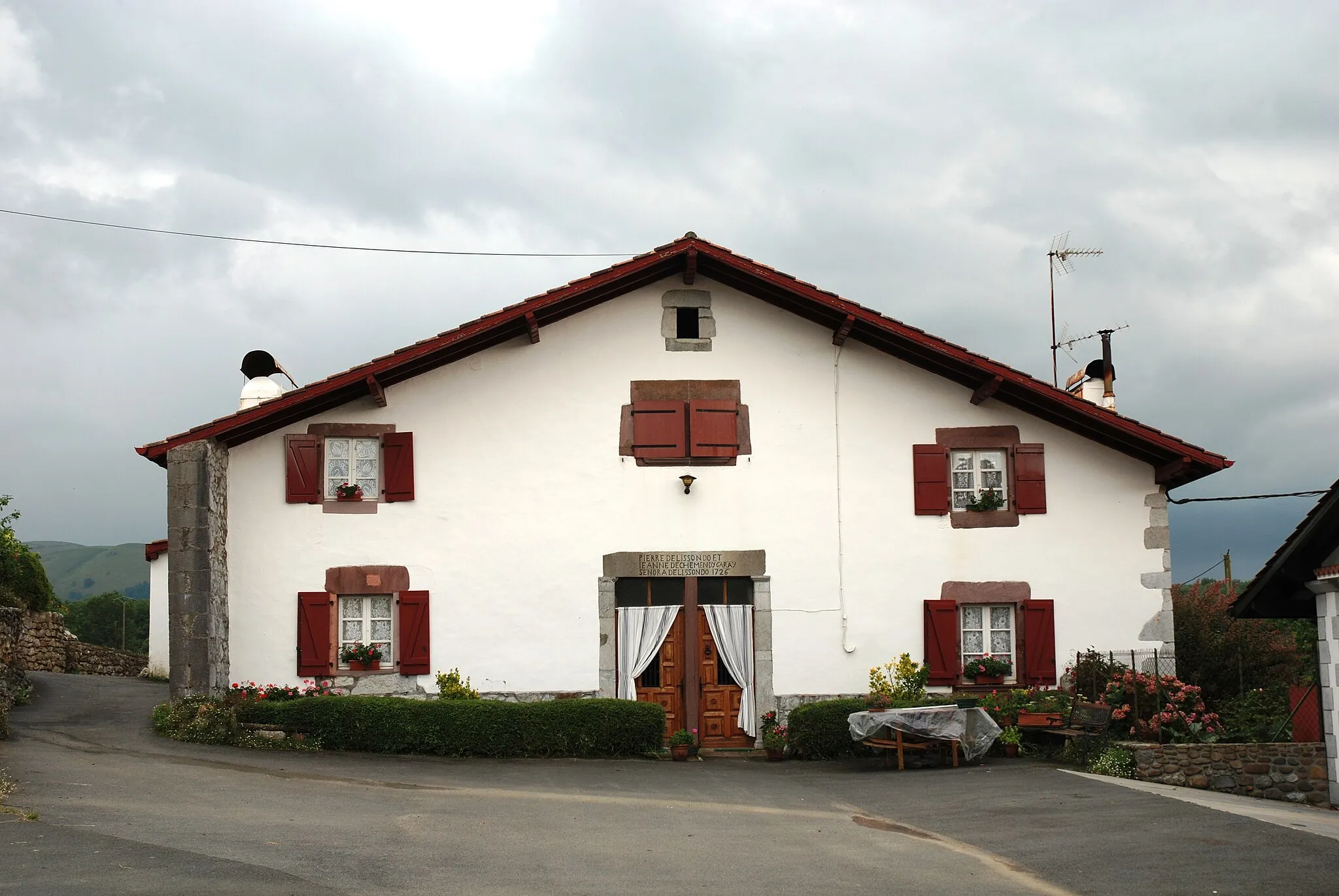 Photo showing: Jaxu, maison de Basse-Navarre