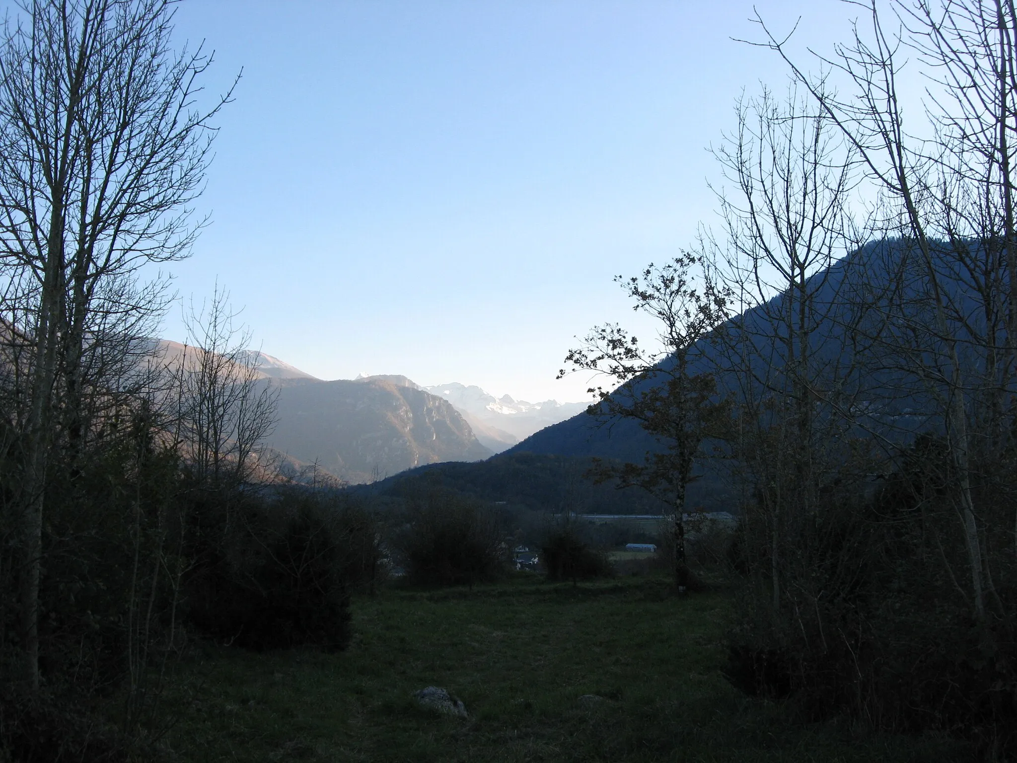 Photo showing: Vallée d'Ossau depuis le promontoire d'Arudy (Pyrénées-Atlantiques) (Pyrénées).