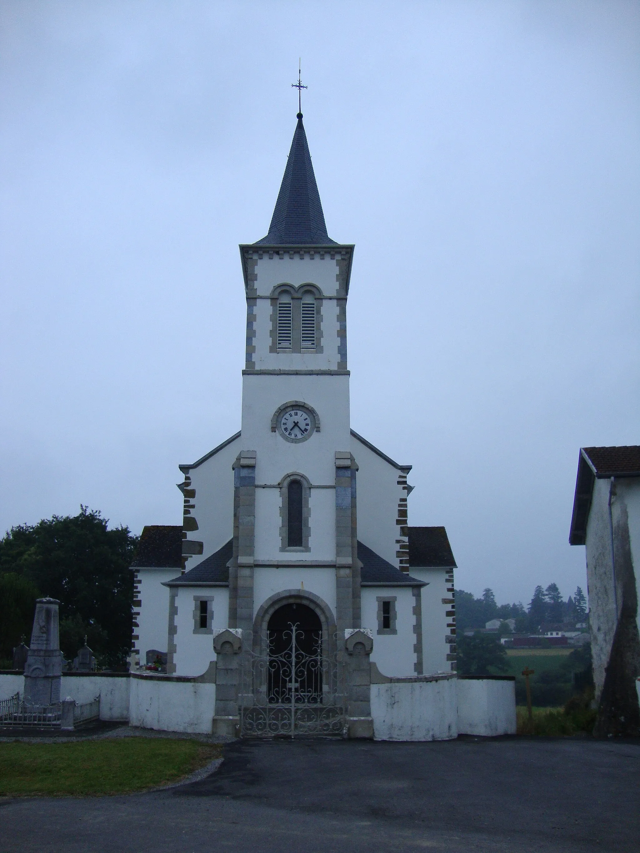 Photo showing: Etcharry (Pyr-Atl, Fr) church, facade and tower