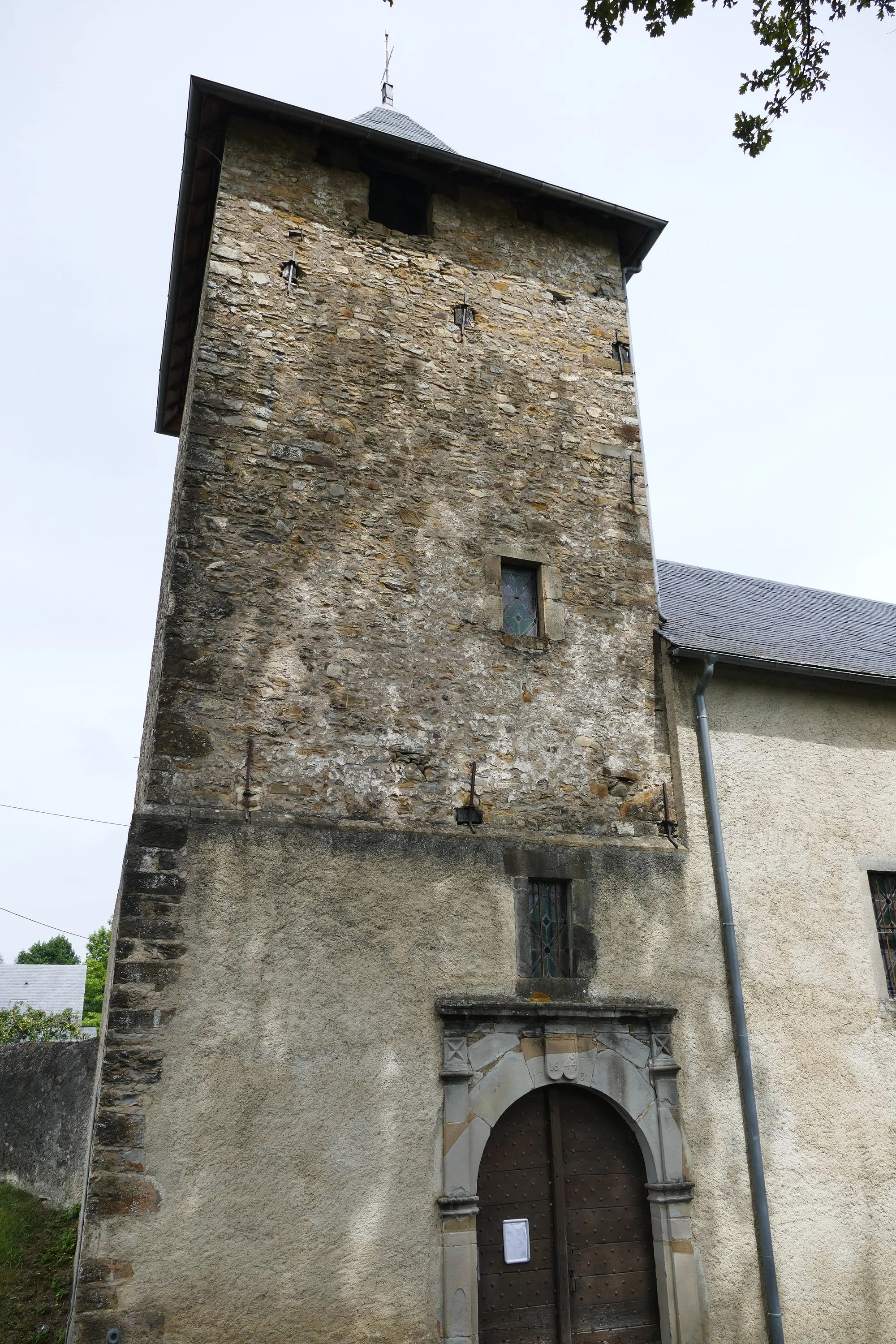 Photo showing: Saint-Barthelemy's church of Féas in Ance Féas (Pyrénées-Atlantiques, Nouvelle-Aquitaine, France).