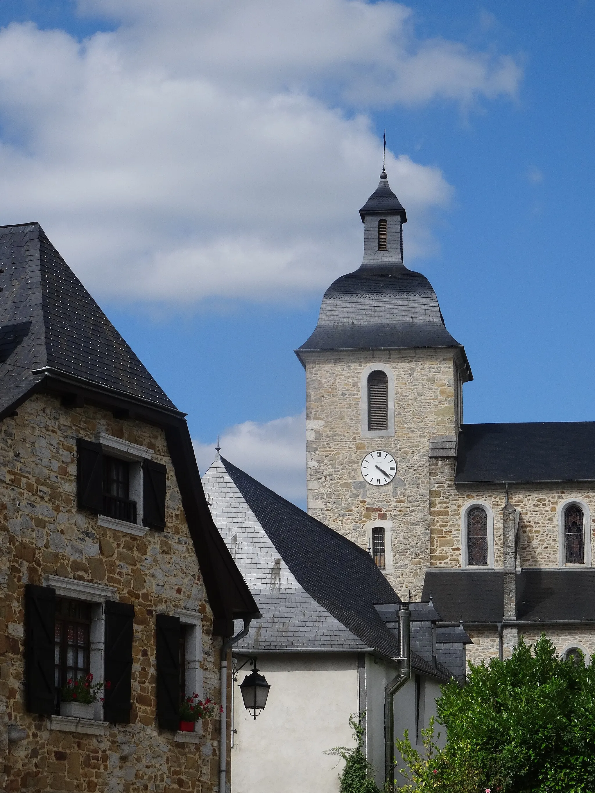 Photo showing: L'église de Rébénacq