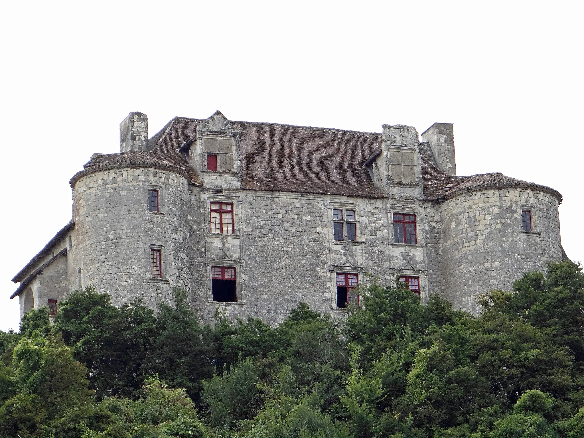 Photo showing: Dausse - Château de Puycalvary vu de Trémons