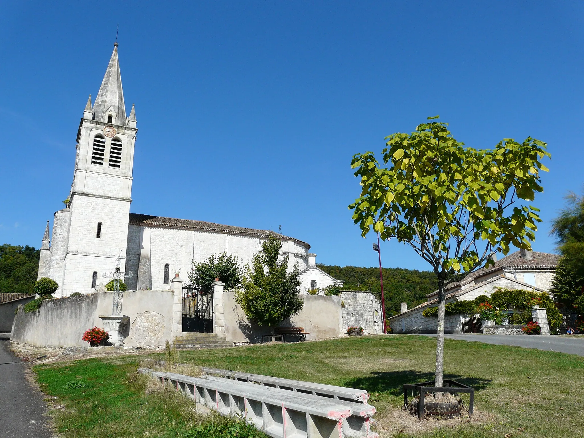 Photo showing: Église de Cazideroque