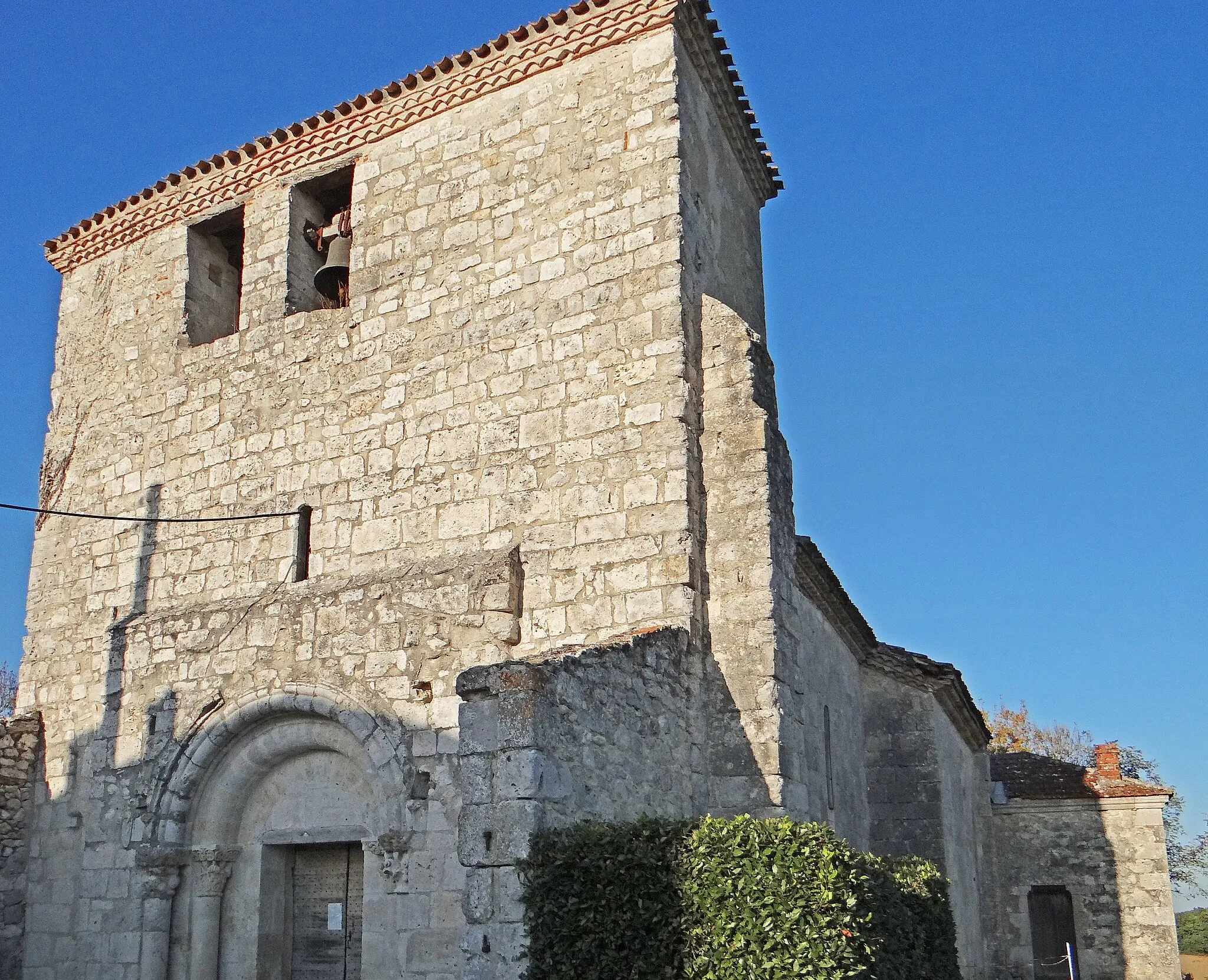 Photo showing: Laugnac - Église Saint-Étienne de Marsac