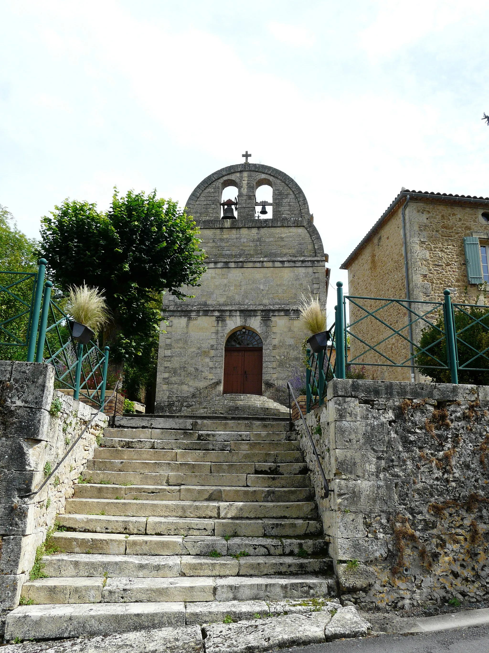 Photo showing: L'église Saint-Pierre-ès-Liens de Bayac, Dordogne, France.
