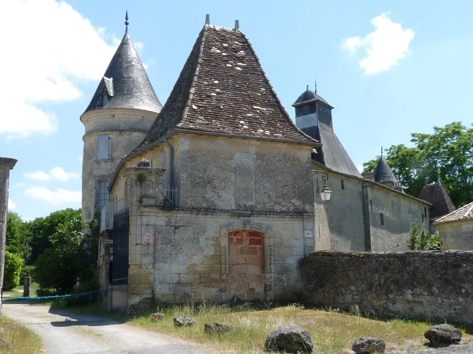 Photo showing: Château du bourg, Peujard, Gironde, France