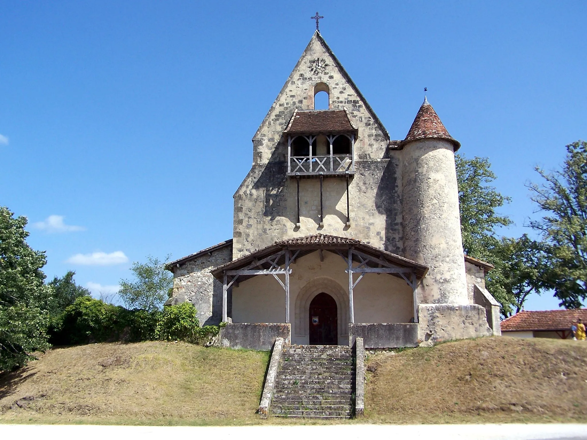 Photo showing: Church Saint-Antoine of Goualade (Gironde, France)