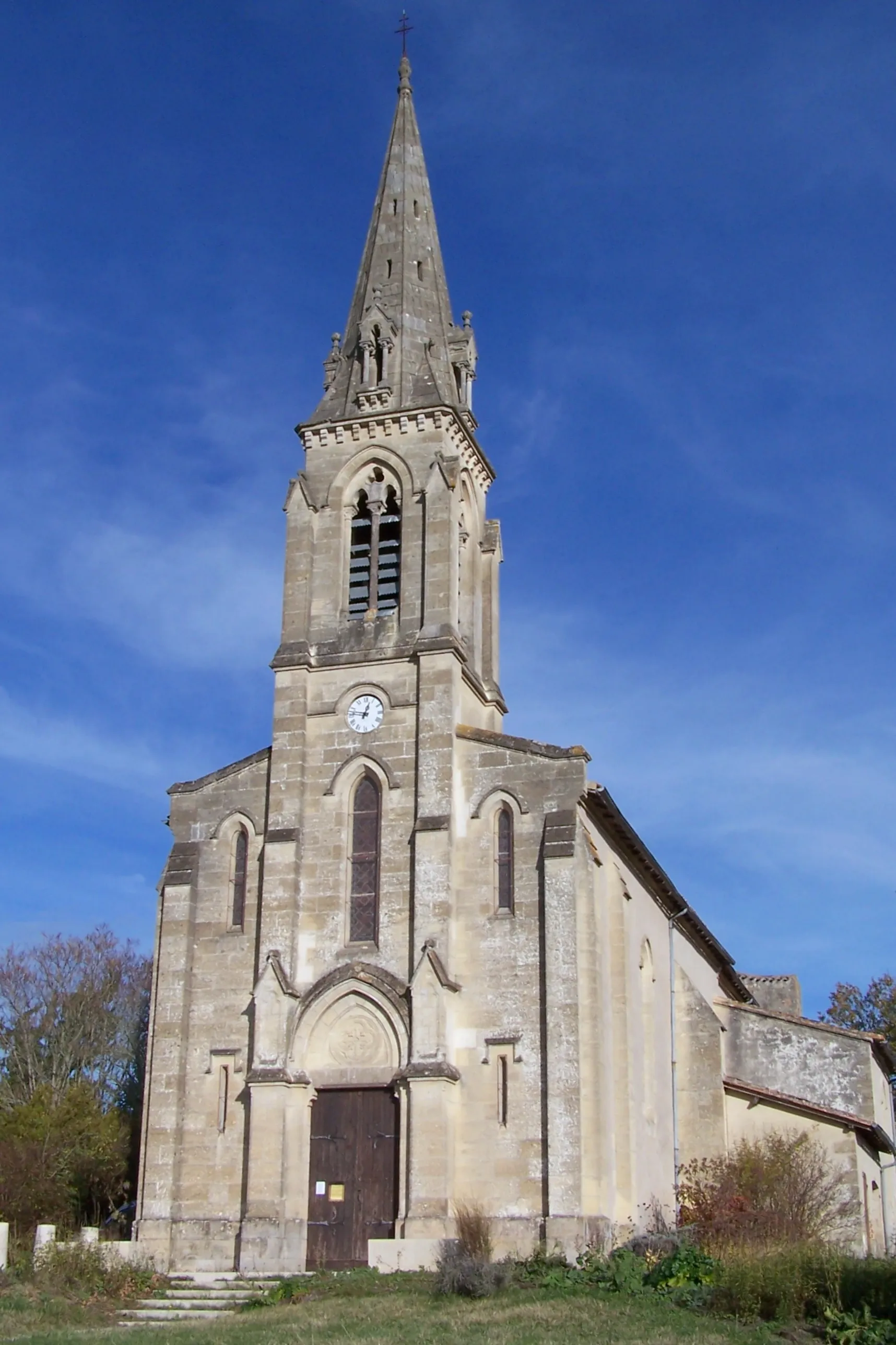 Photo showing: Church of Pompéjac (Gironde, France)