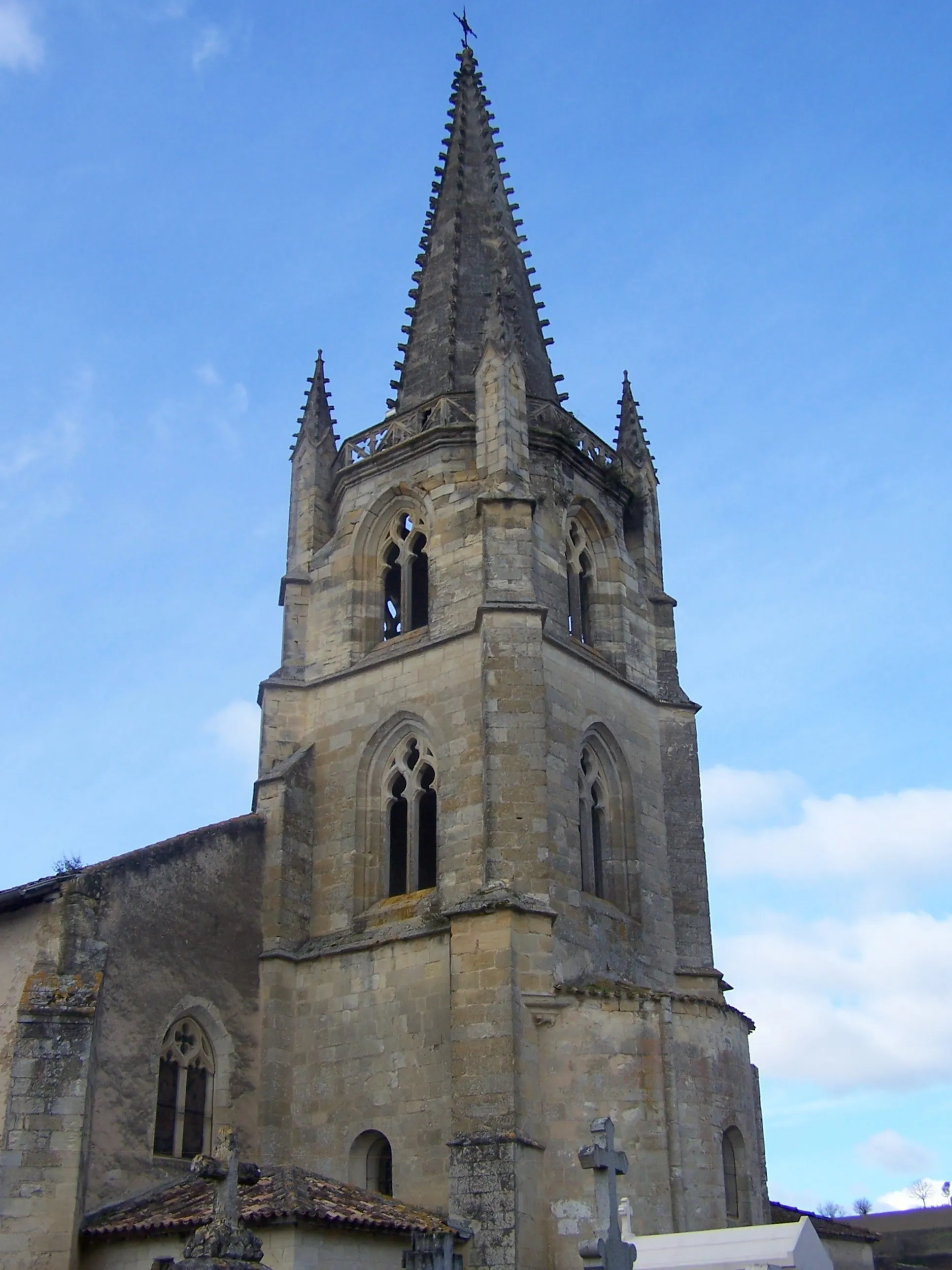 Photo showing: Church Saint-Martin of Lamothe-Landerron (Gironde, France)