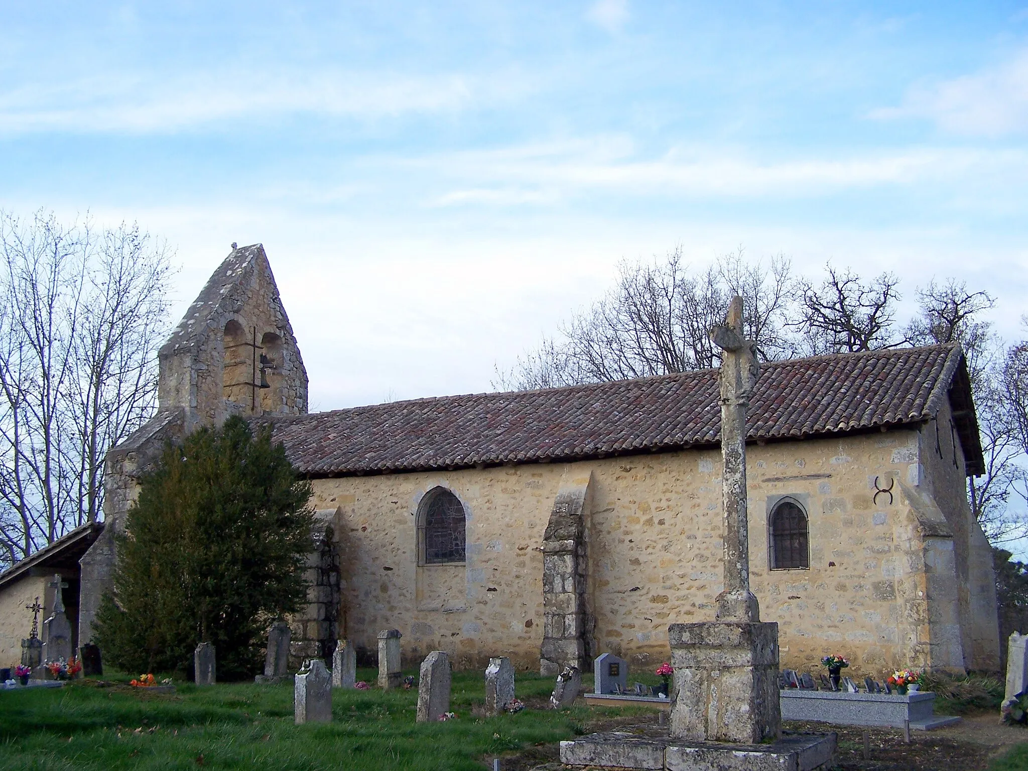 Photo showing: Church of Aillas-le-Vieux in Sigalens (Gironde, France)