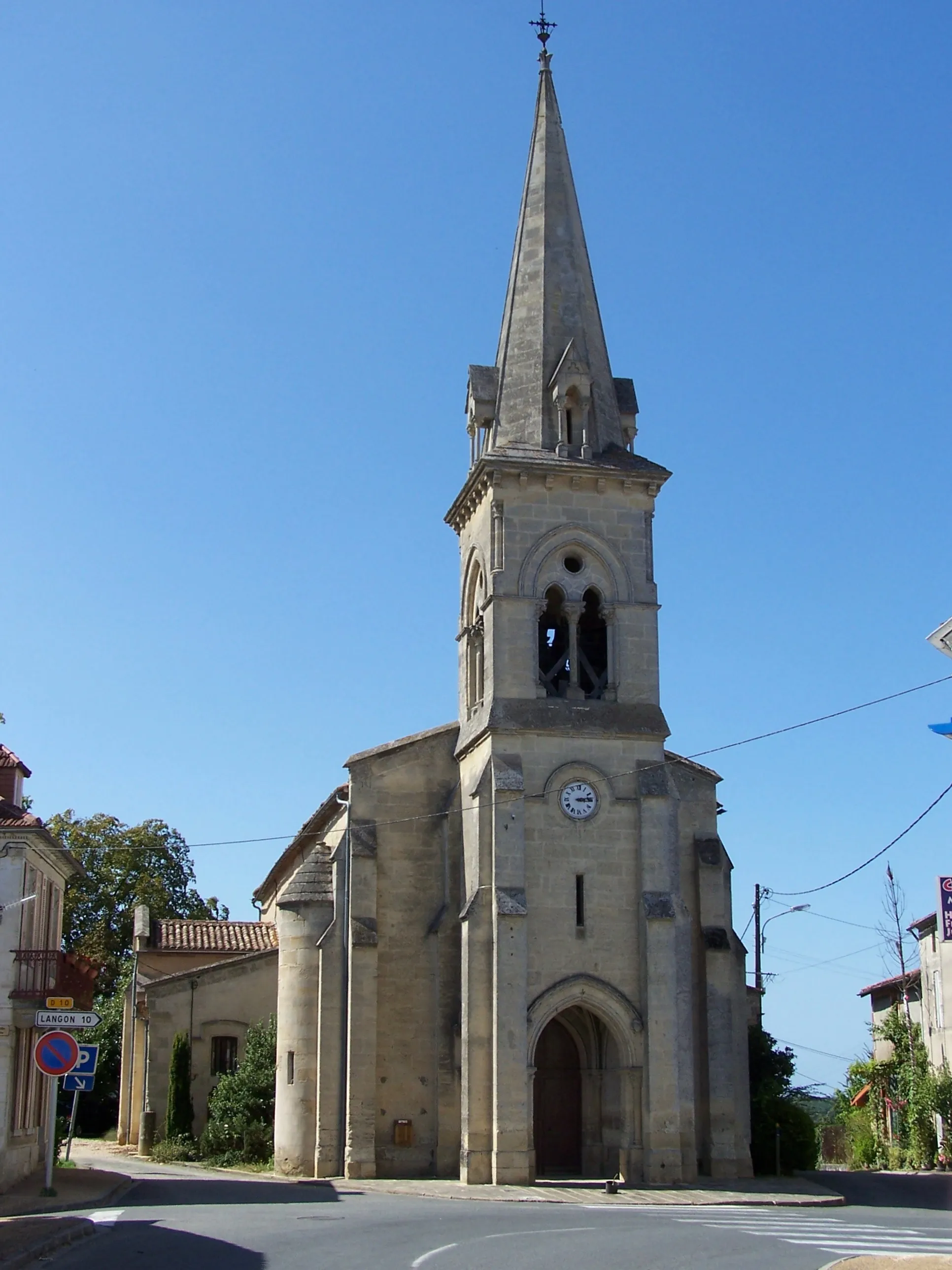 Photo showing: Église d'Auros, Gironde, France