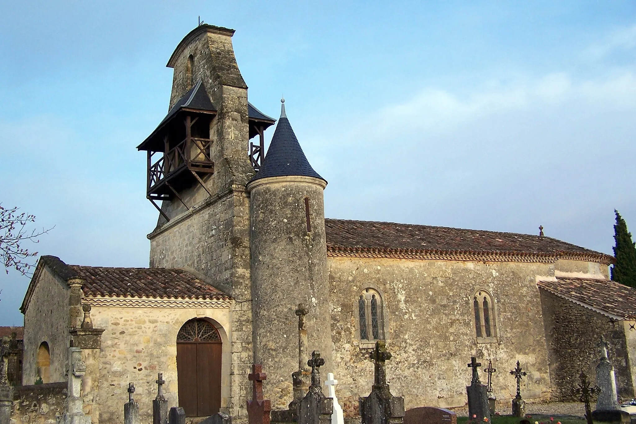 Photo showing: Church of Brouqueyran (Gironde, France)