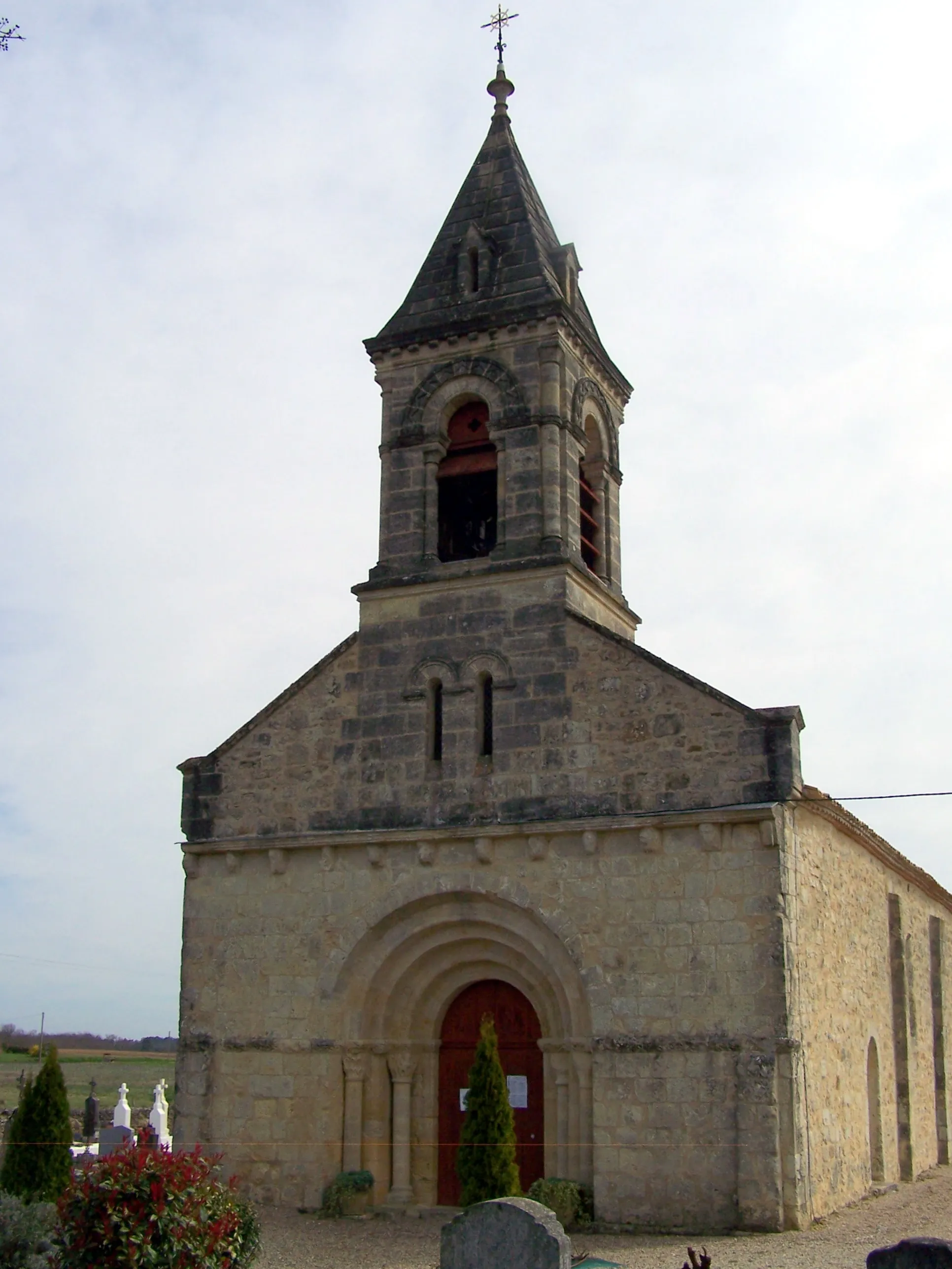 Photo showing: Church of Lados (Gironde, France)