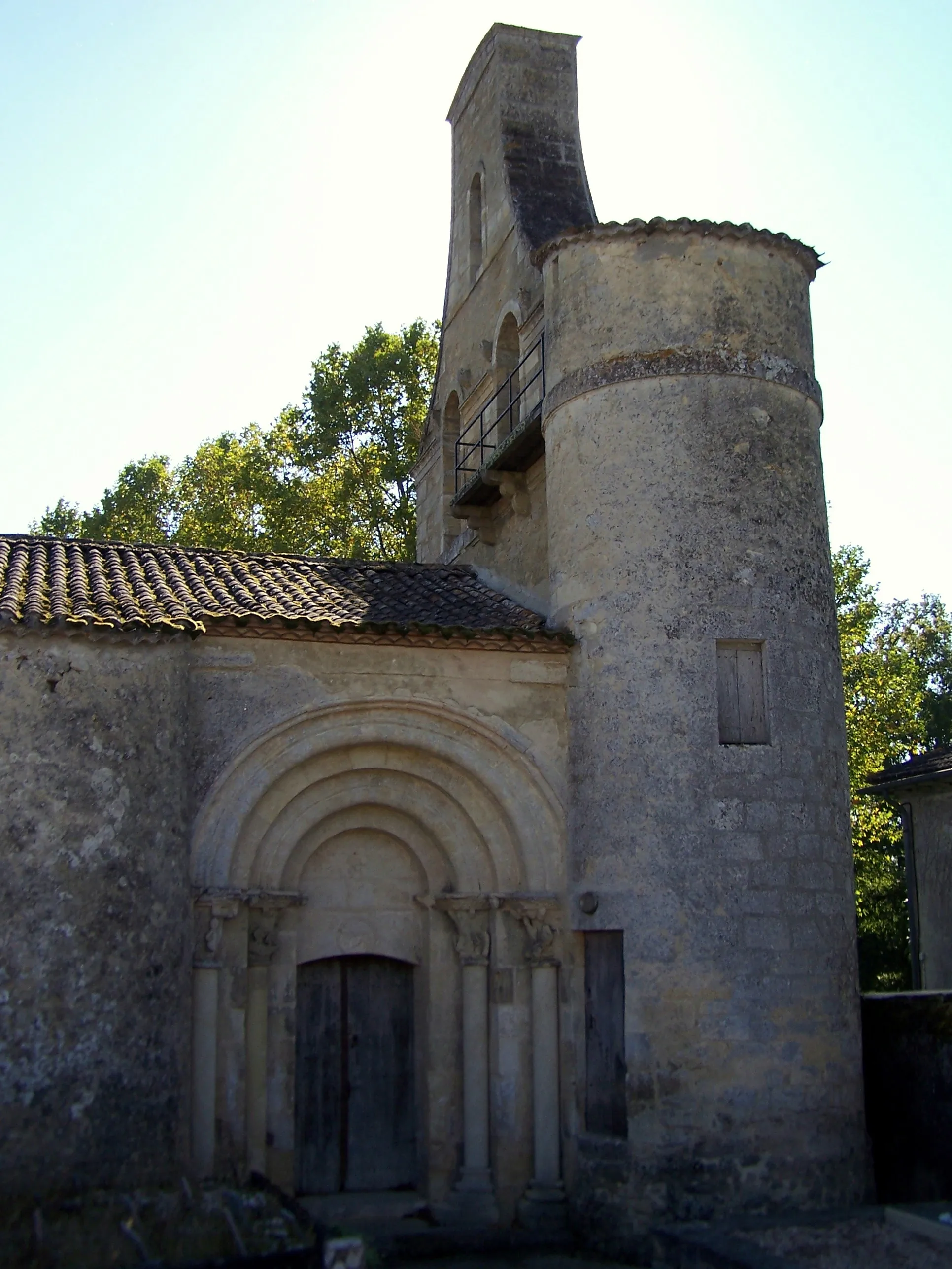 Photo showing: Saint Sulpitius church of Daubèze (Gironde, France)