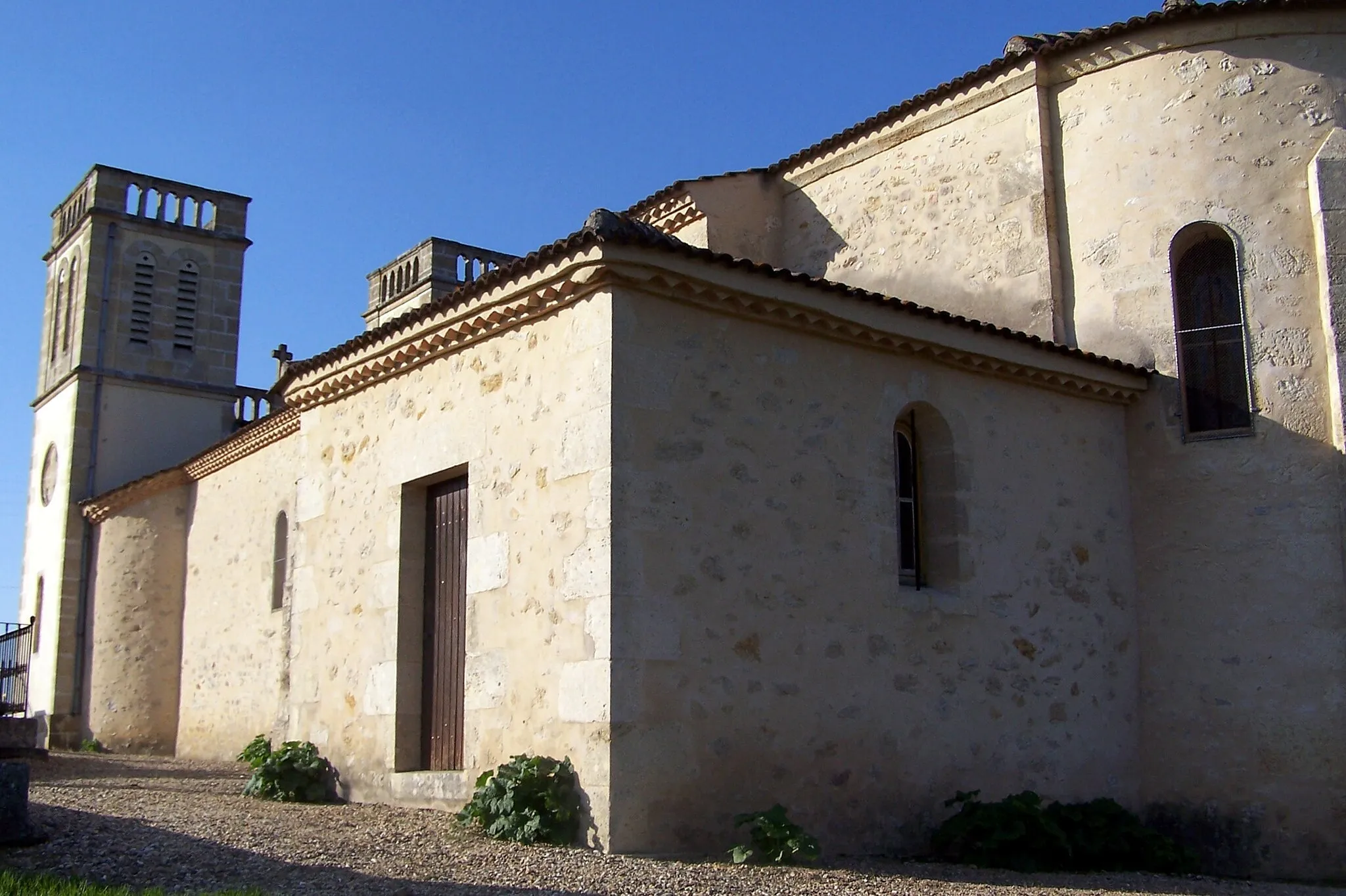 Photo showing: Church Saint-Martin of Semens (Gironde, France)