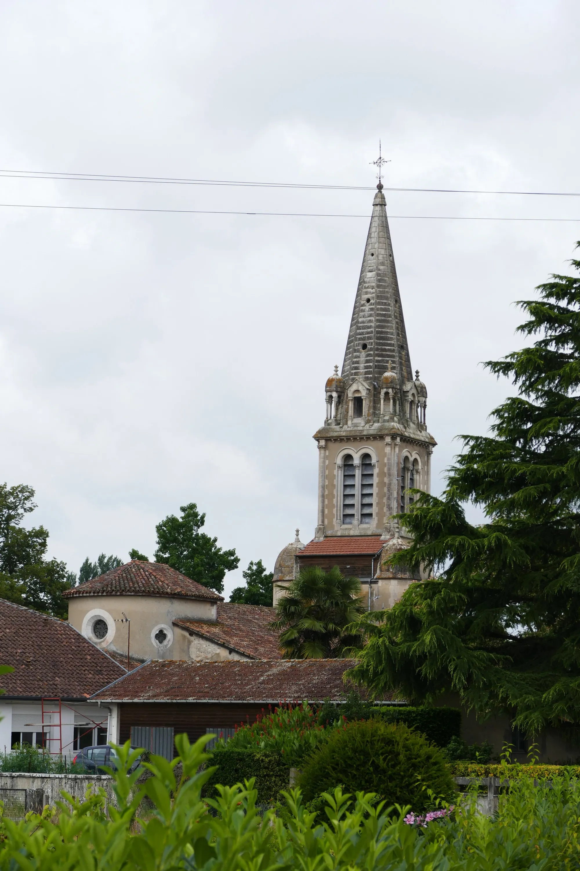 Photo showing: Saint-Laurent's church in Téthieu (Landes, Aquitaine, France).