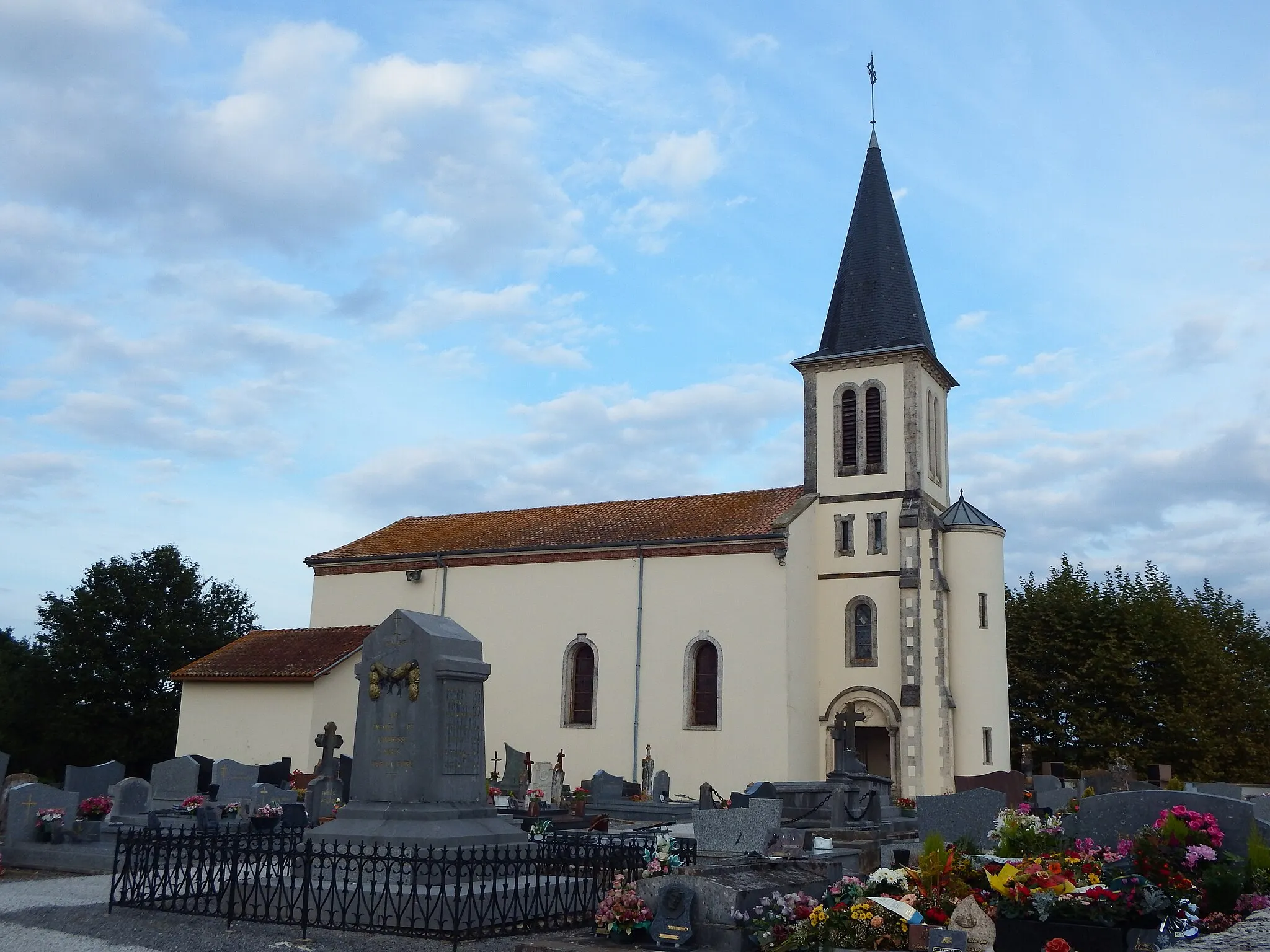 Photo showing: Église Sainte-Eugénie de Candresse (Landes, France)