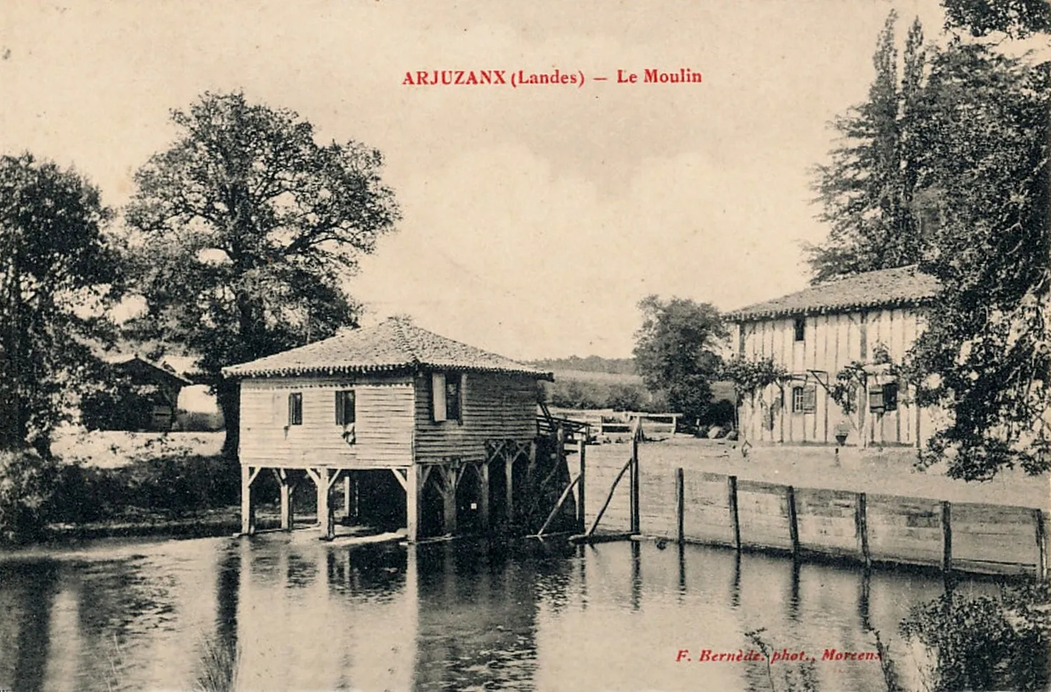 Photo showing: Arjuzanx – Moulin