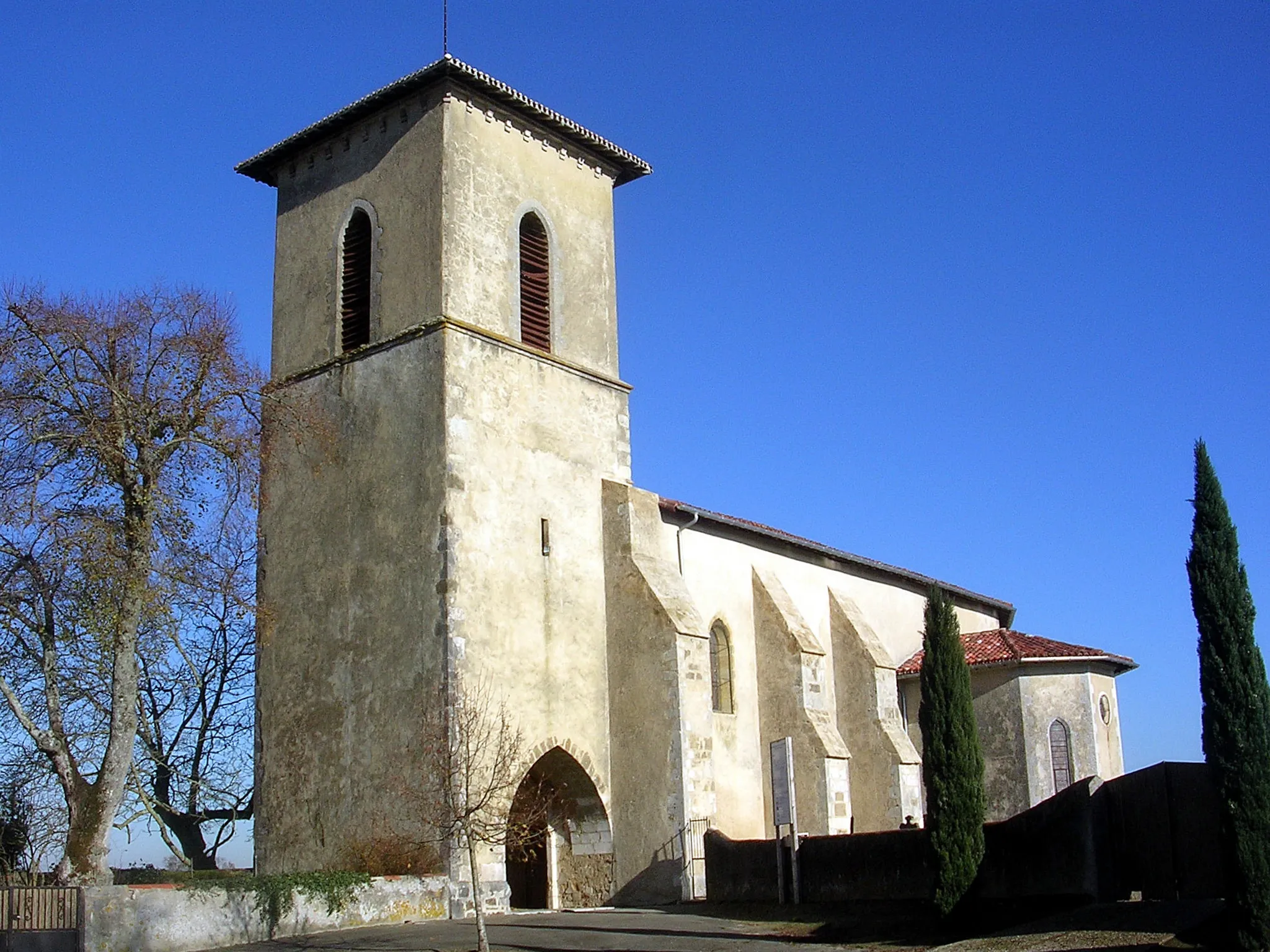Photo showing: Eglise de Renung (Landes, France)