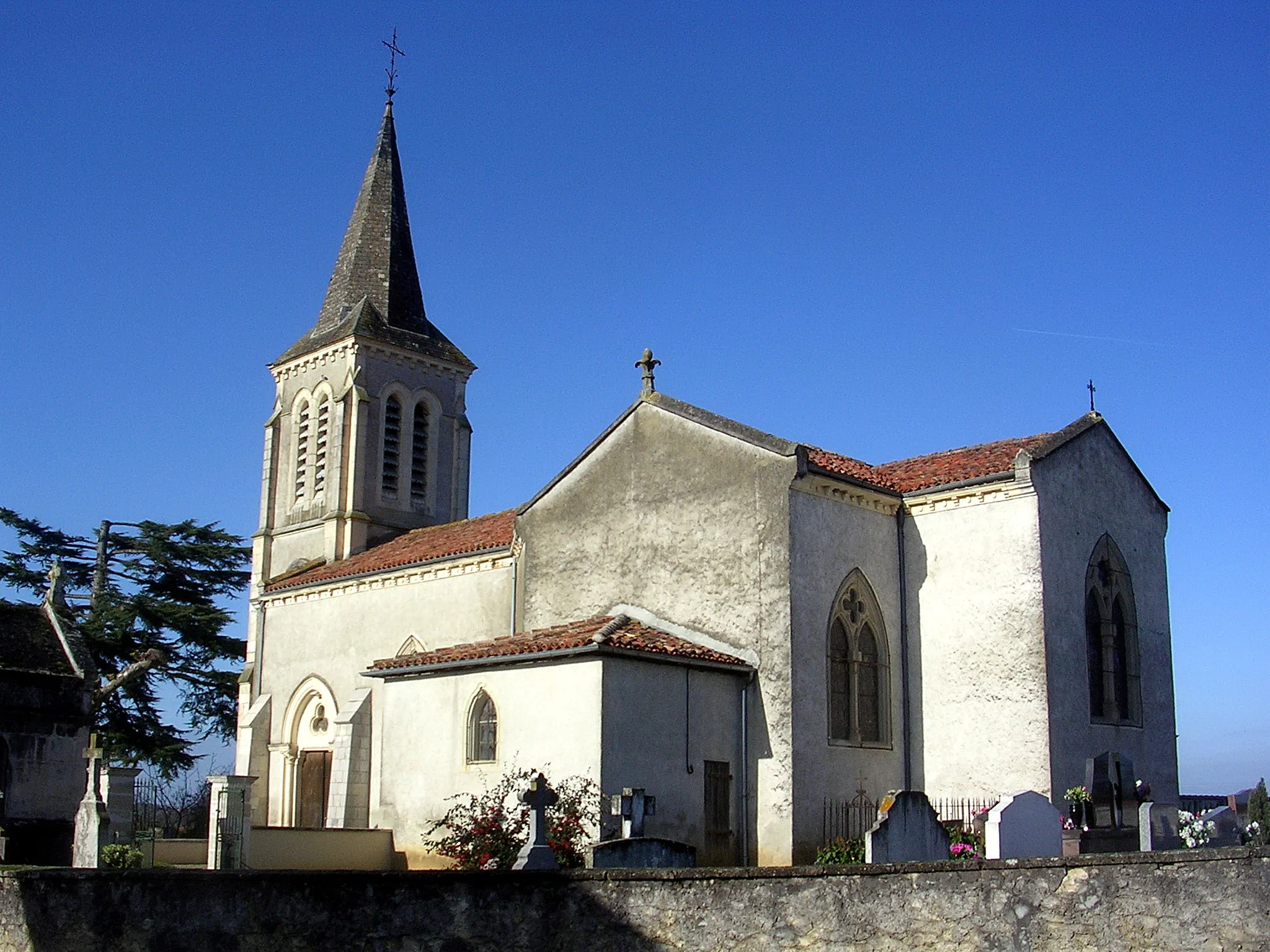 Photo showing: Église Saint-Pierre de Dumes (Landes, France)