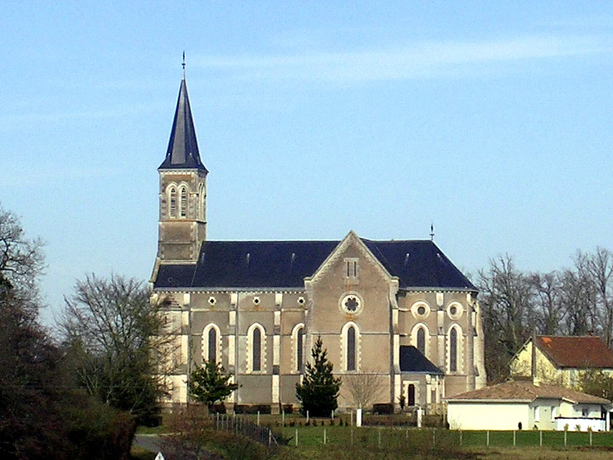 Photo showing: Le Vignau, église (Landes, France)