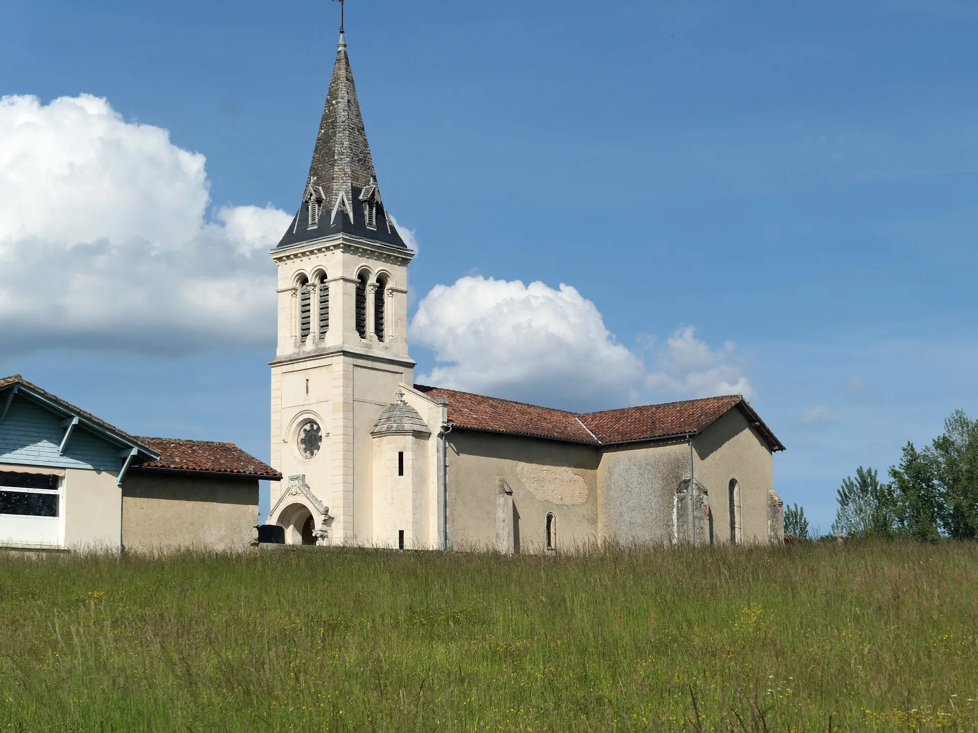 Photo showing: Église Saint-Aignan de Lacquy