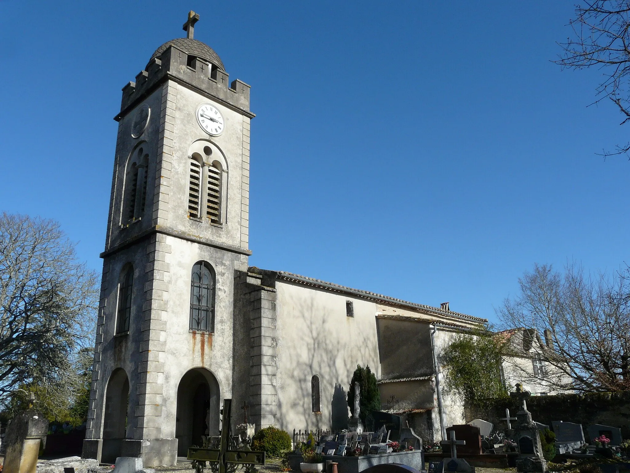 Photo showing: L'église Sainte-Marie-Madeleine de Cogulot, Eymet, Dordogne, France.