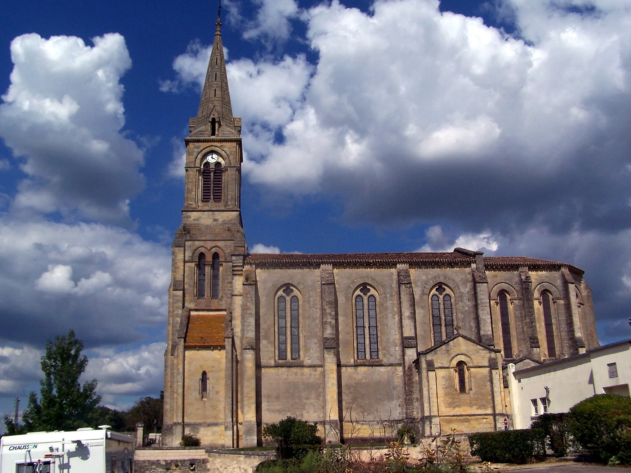 Photo showing: Our Lady's church of Tabanac (Gironde, France)