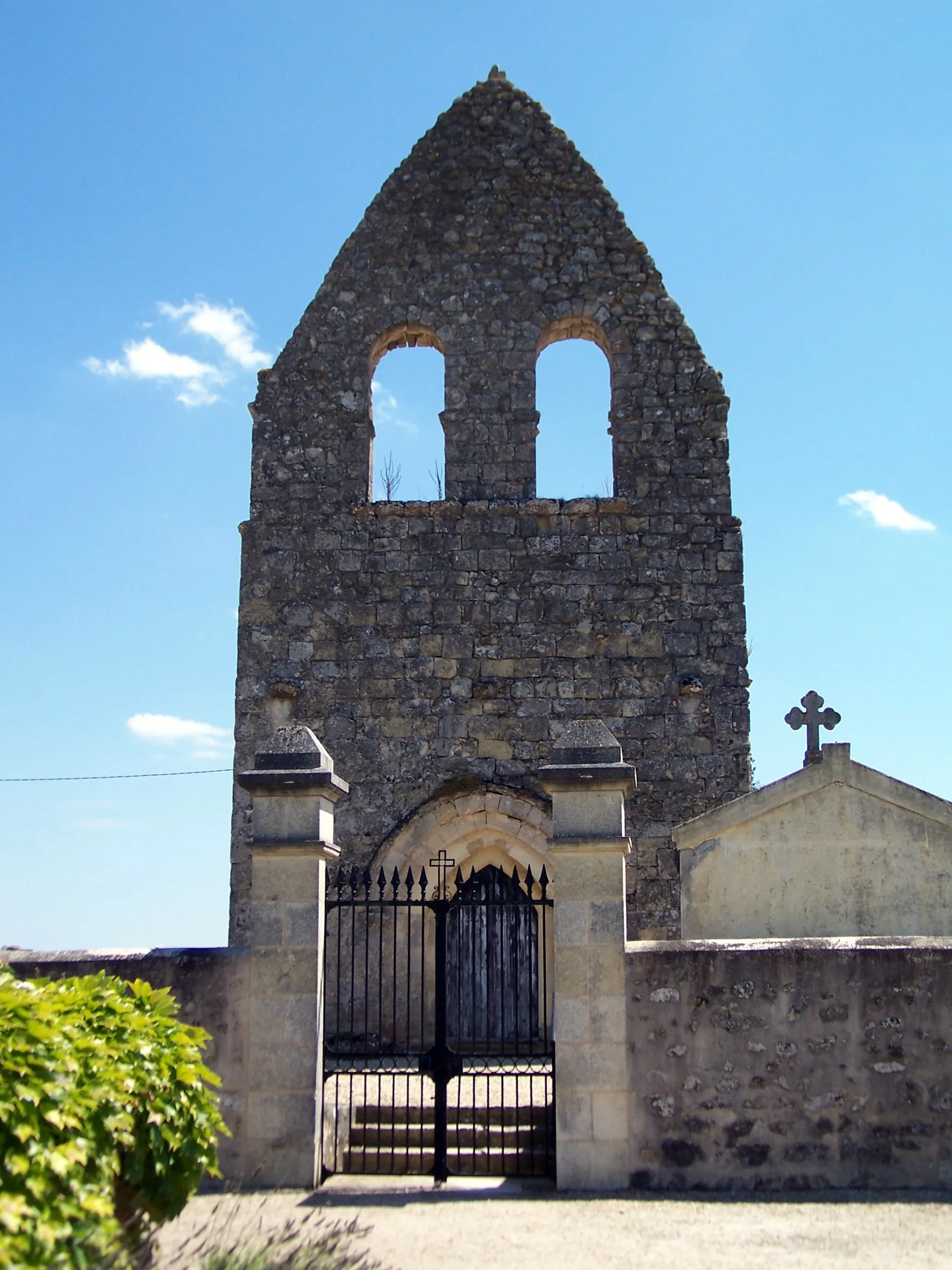 Photo showing: Church Saint-Martin de Piis in Blasimon (Gironde, France)