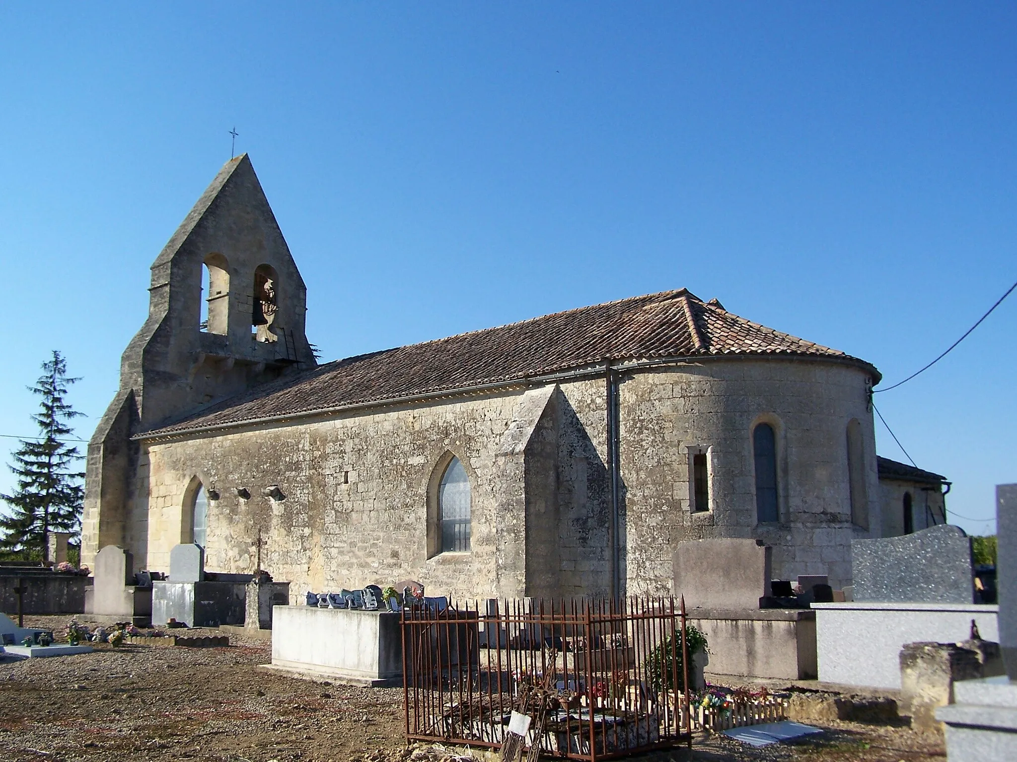 Photo showing: Our Lady church of Mérignas (Gironde, France)
