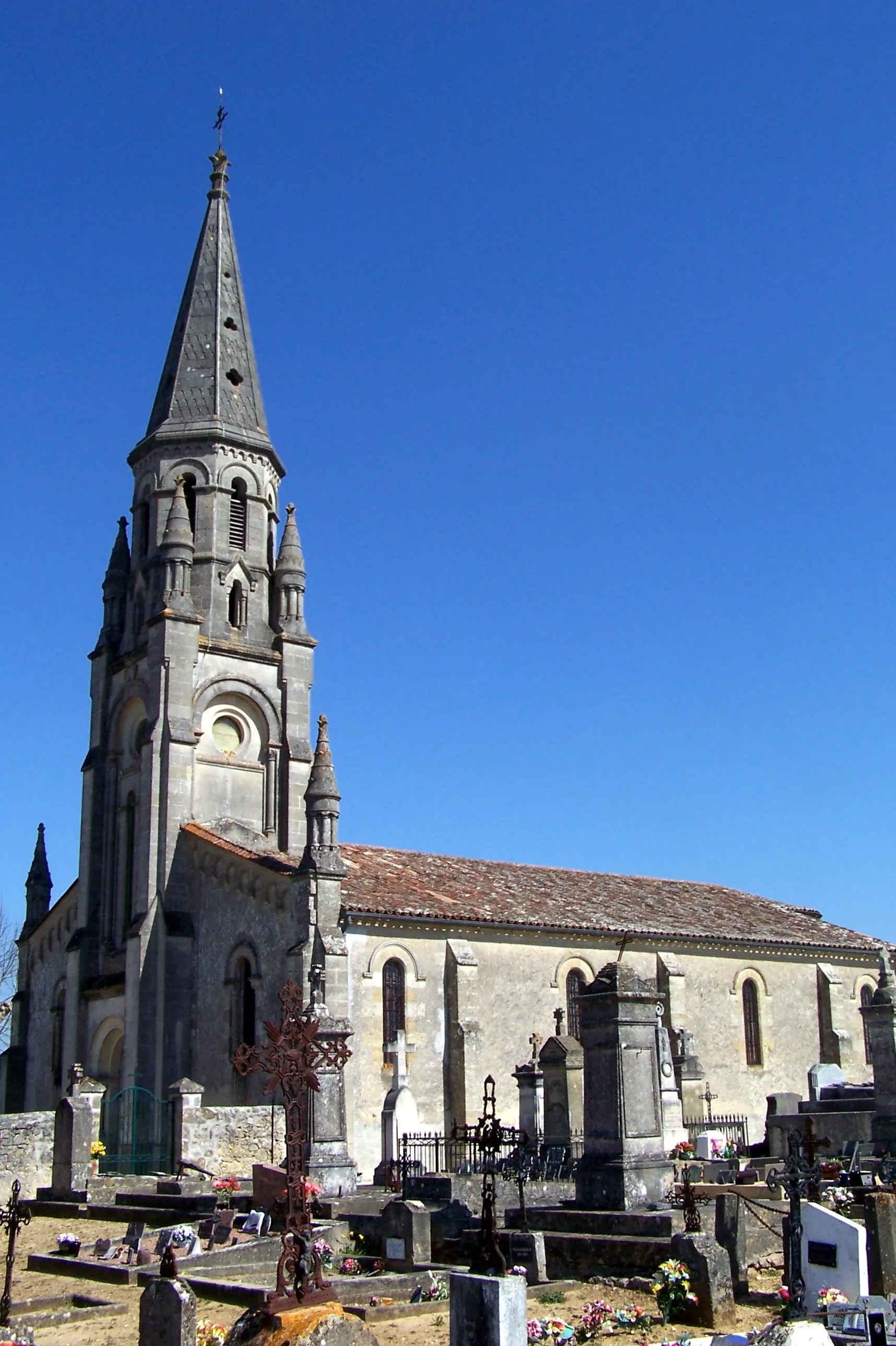 Photo showing: Church Saint-Martin of Bommes (Gironde, France)