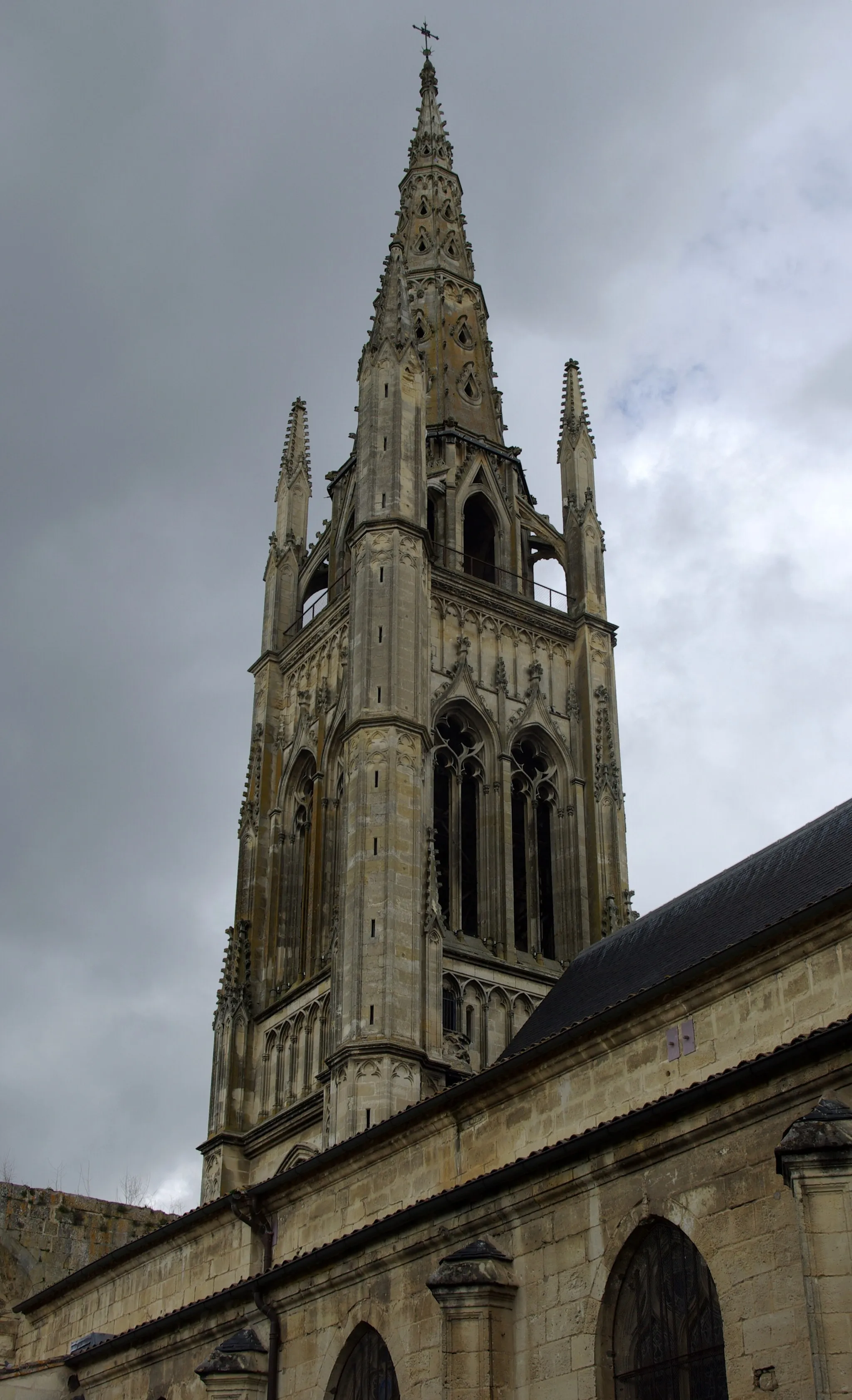 Photo showing: Saint-Jean church tower in Libourne (Gironde, France). National Heritage Site of France.