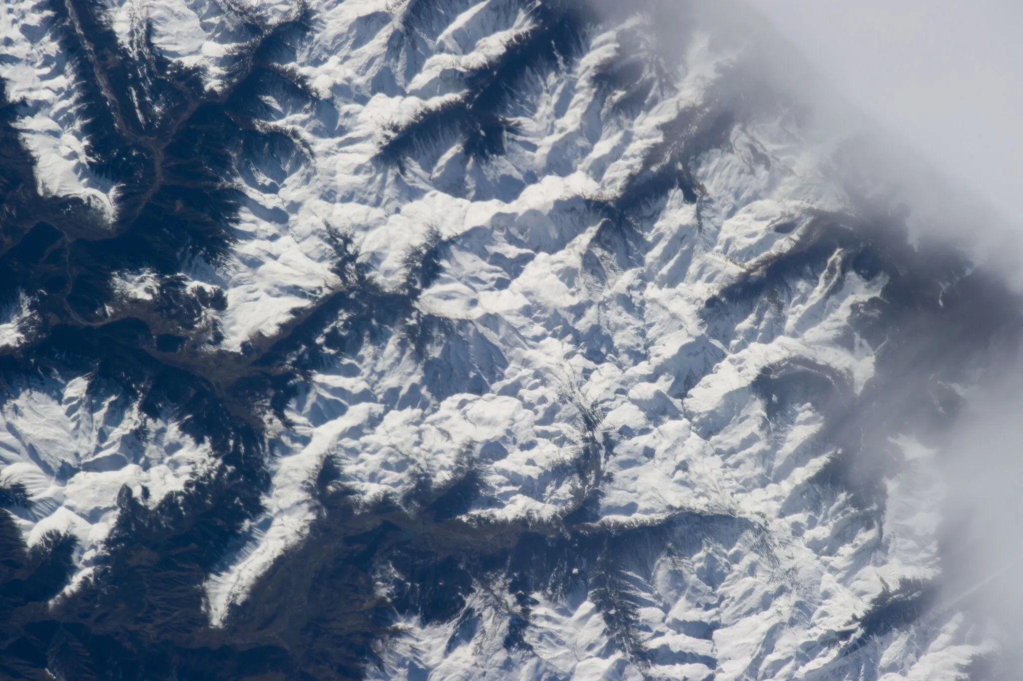 Photo showing: View of Spain taken during ISS Expedition 35.