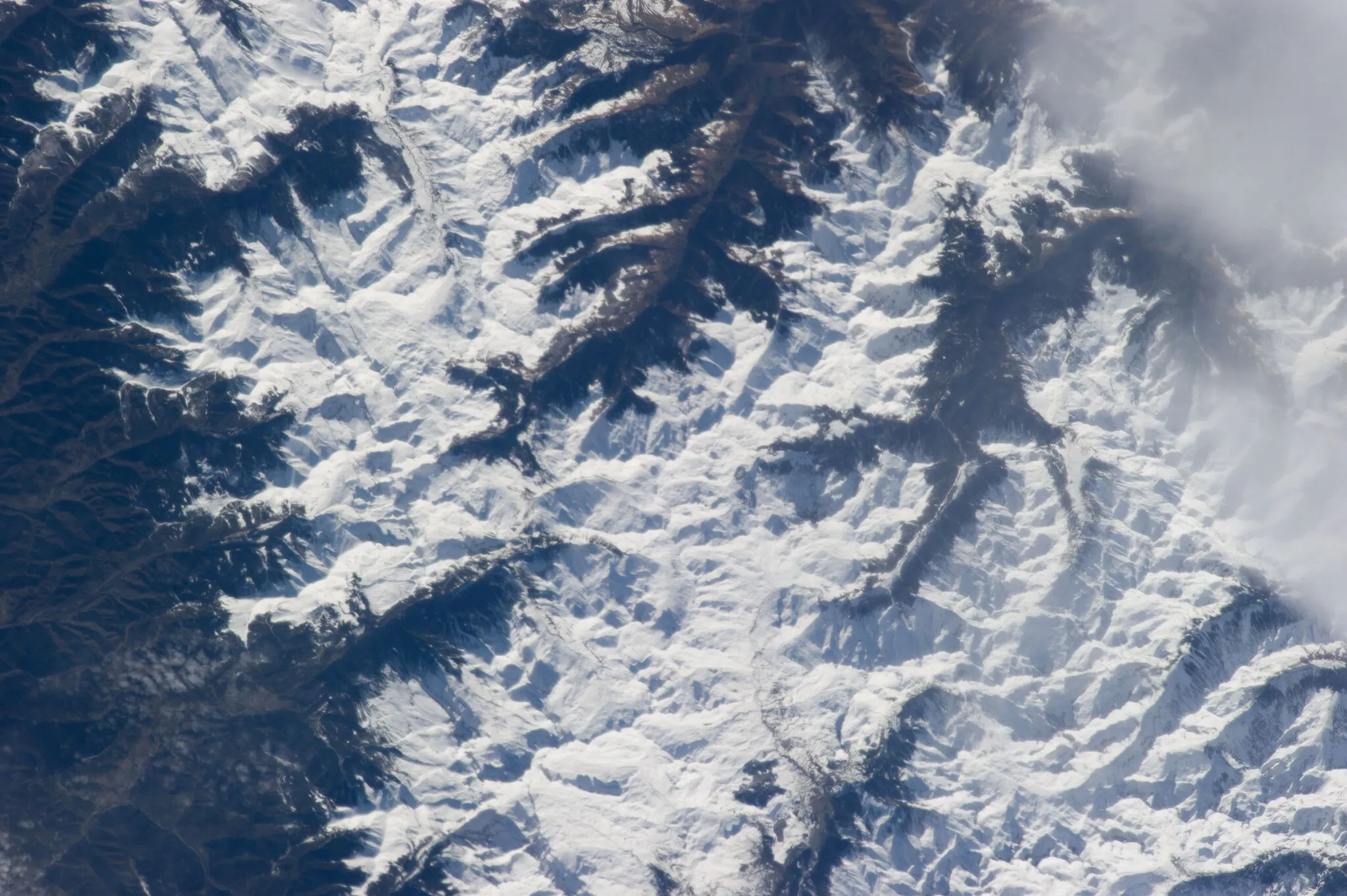 Photo showing: View of Spain taken during ISS Expedition 35.